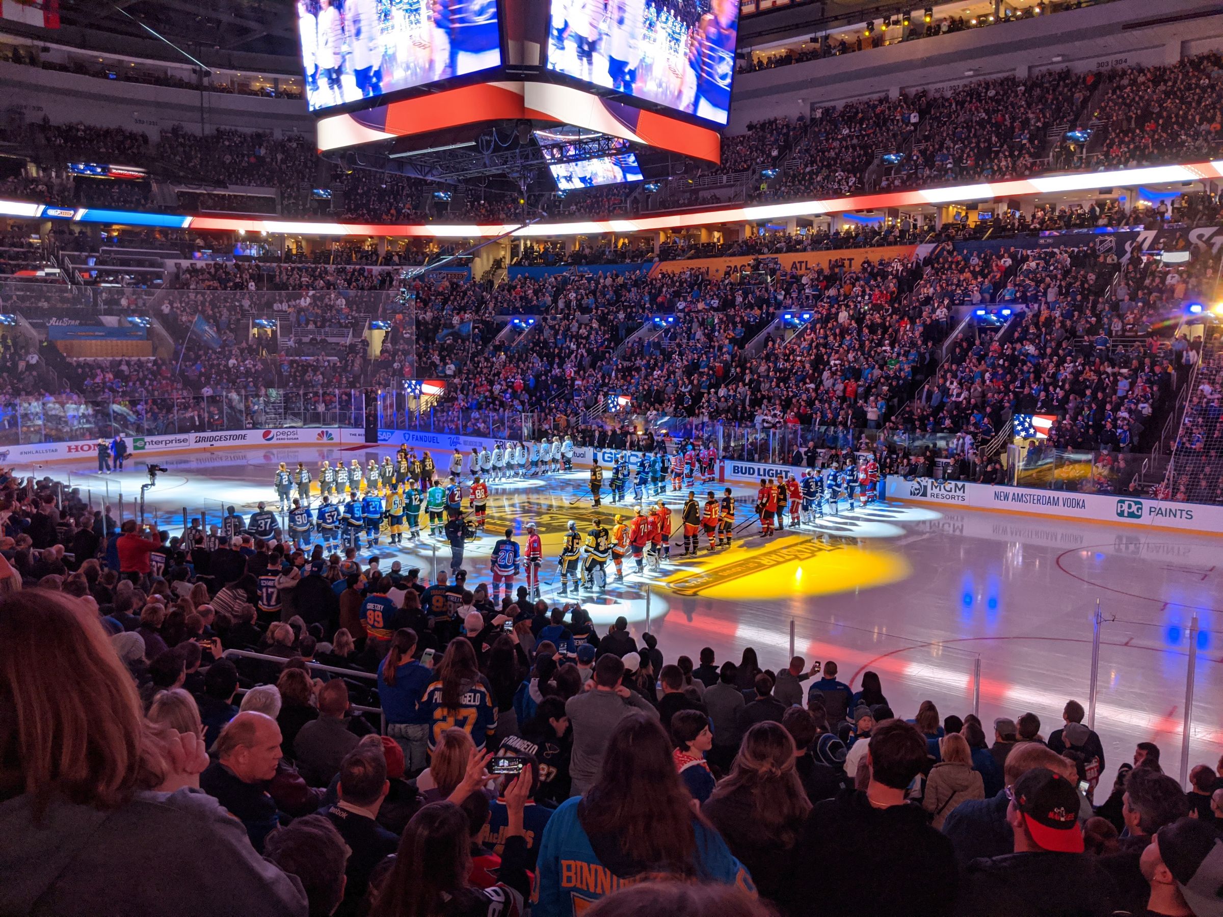 section 114, row q seat view  for hockey - enterprise center