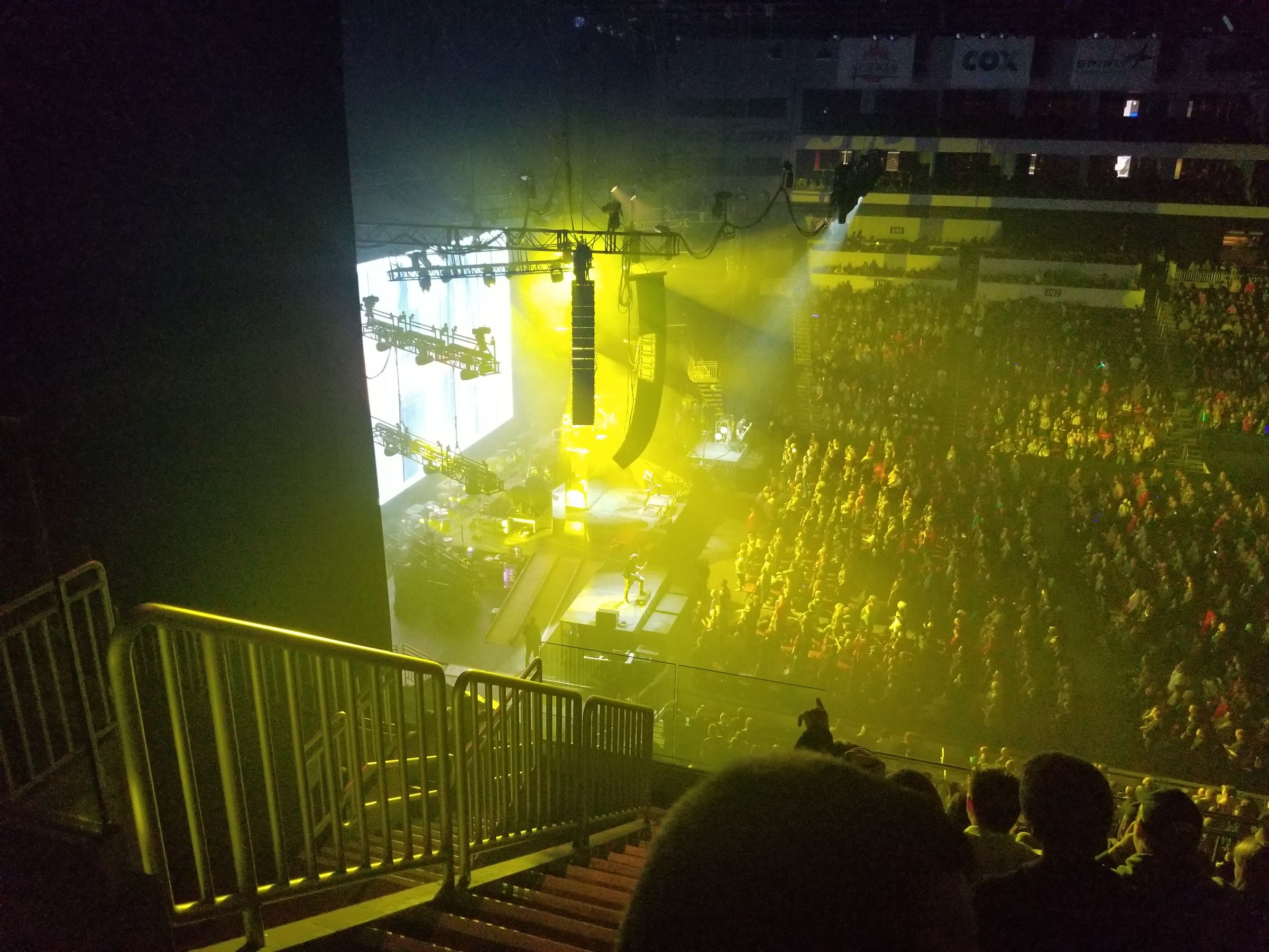 section 217, row k seat view  for concert - intrust bank arena