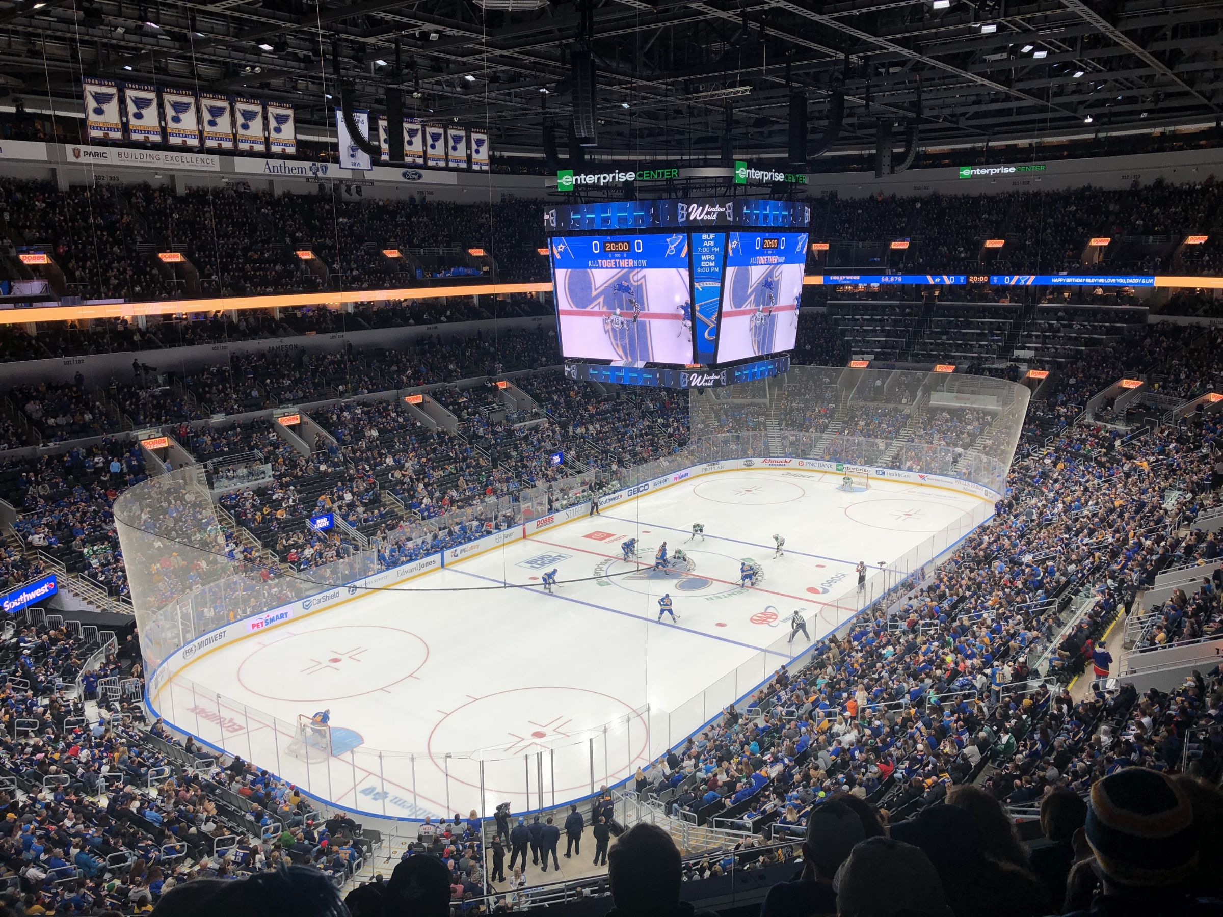 section 325, row f seat view  for hockey - enterprise center