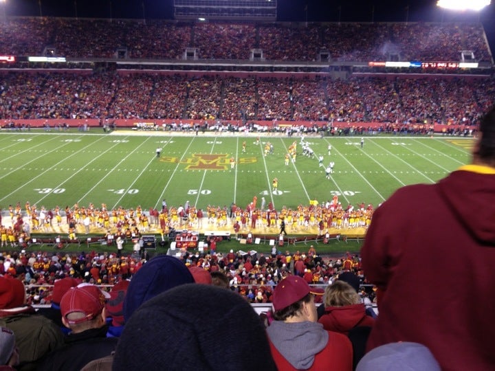 jack trice club seat view  - jack trice stadium