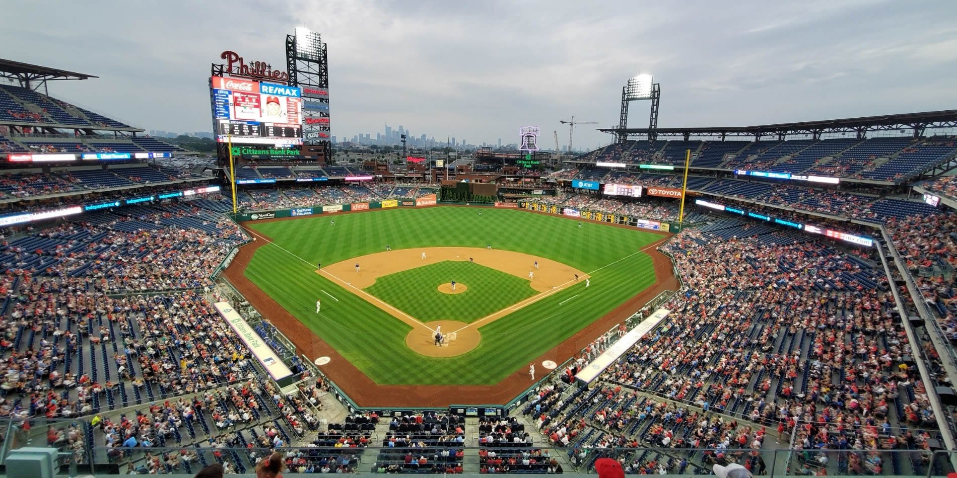 section 320 seat view  for baseball - citizens bank park