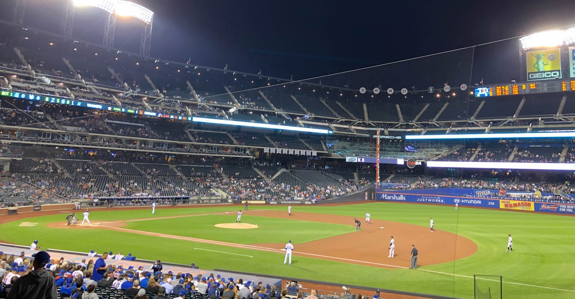 section 110 seat view  - citi field