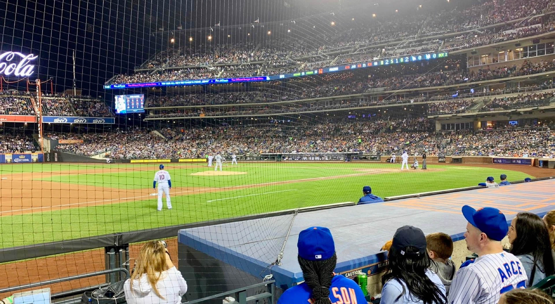 section 124, row 3 seat view  - citi field