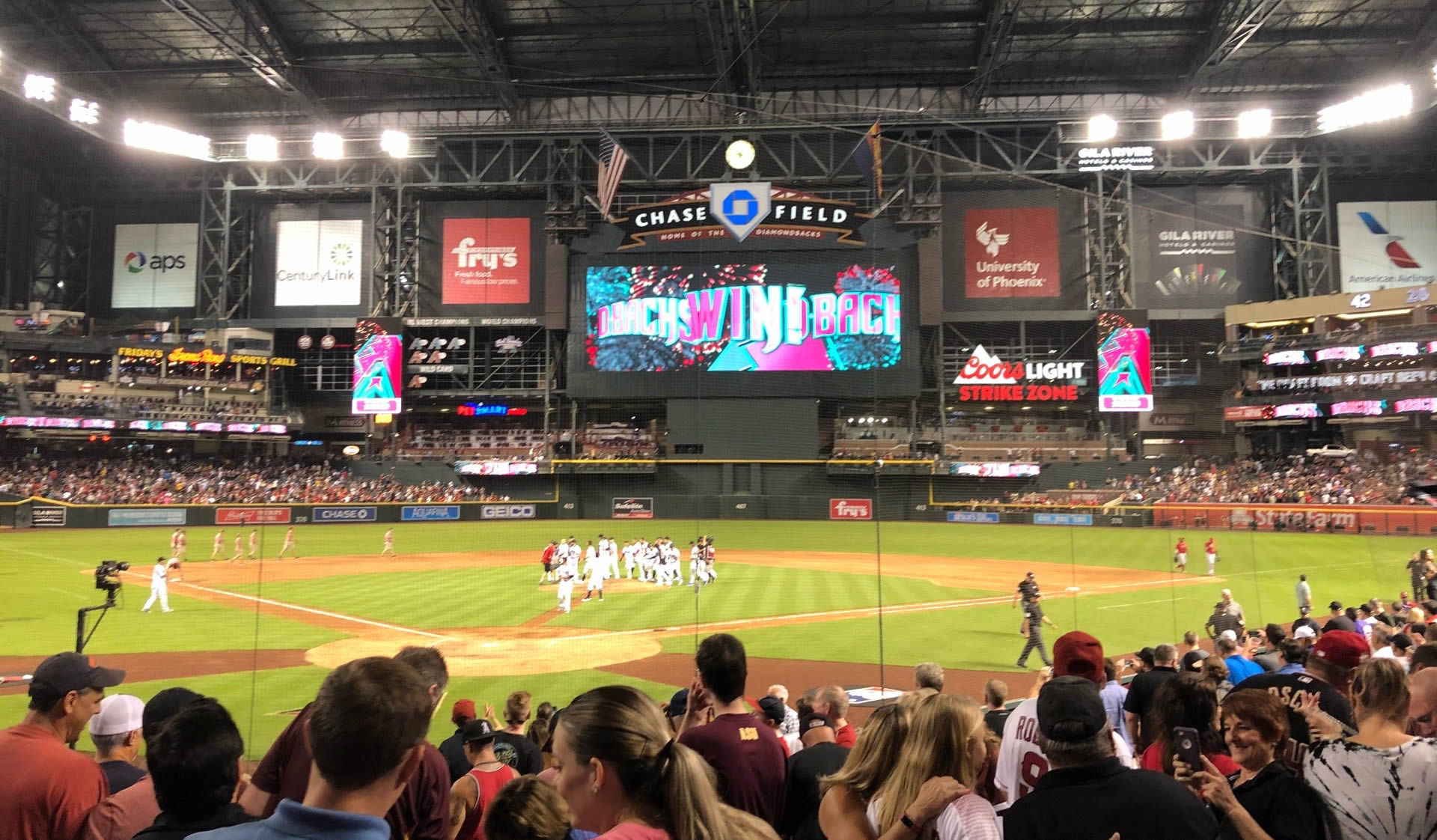 section i seat view  for baseball - chase field