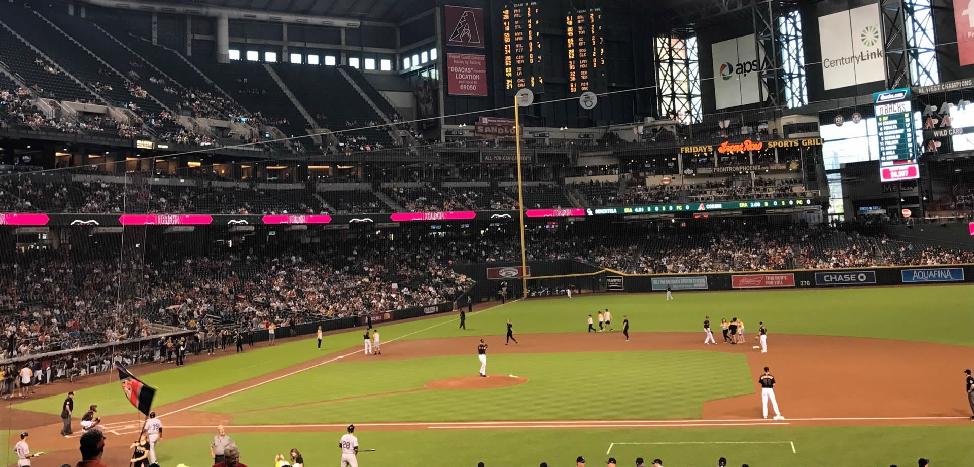 section 116 seat view  for baseball - chase field