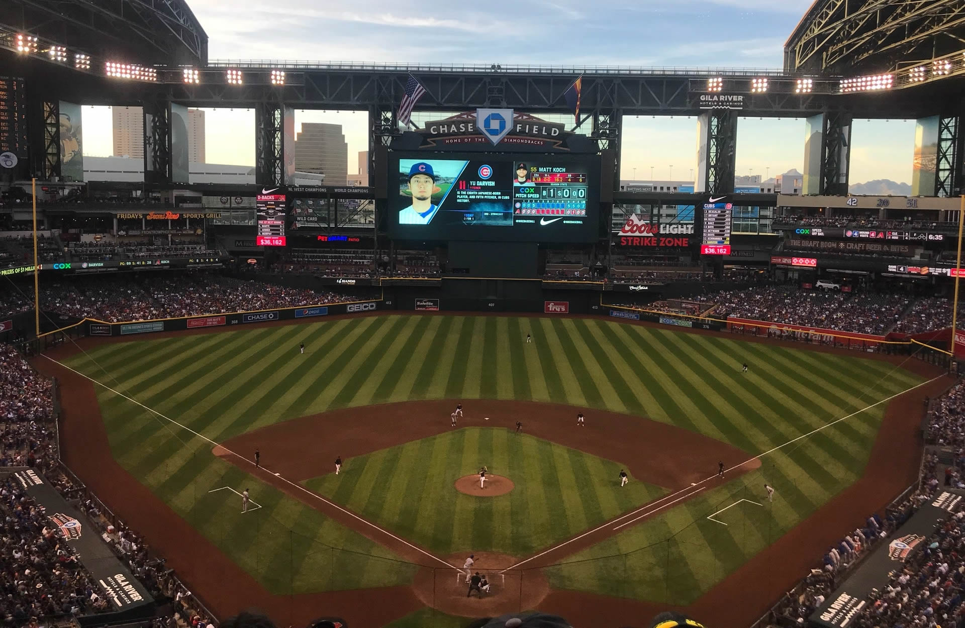 section 316 seat view  for baseball - chase field
