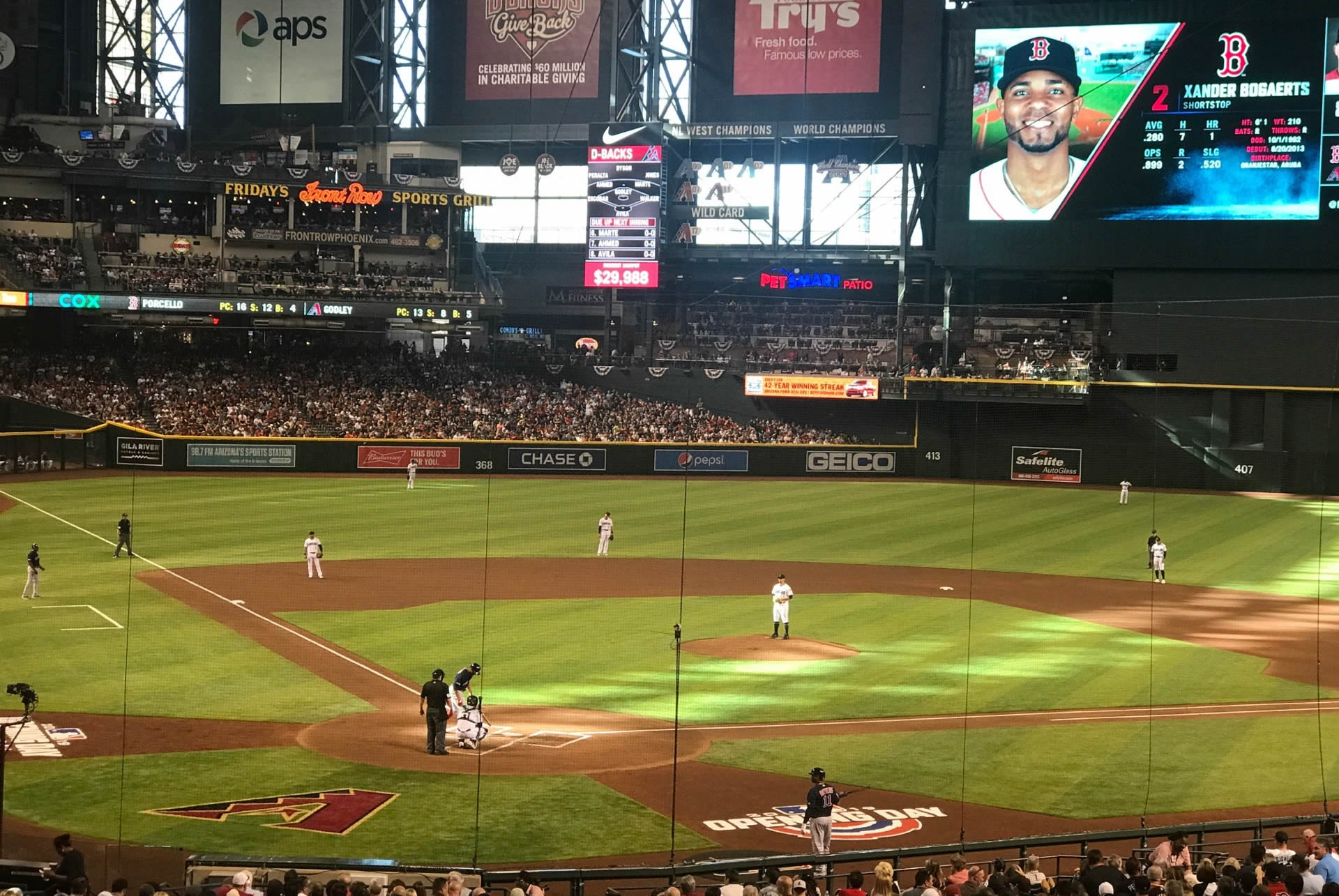 section 120 seat view  for baseball - chase field