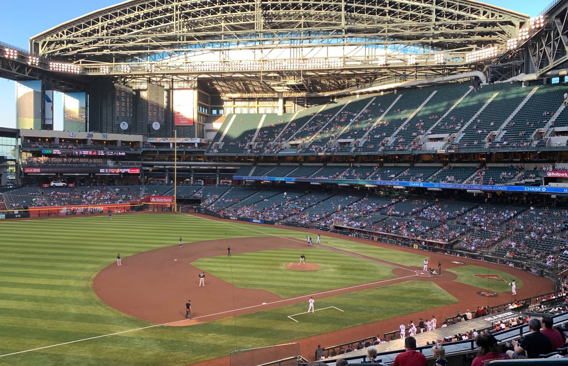 section 215 seat view  for baseball - chase field