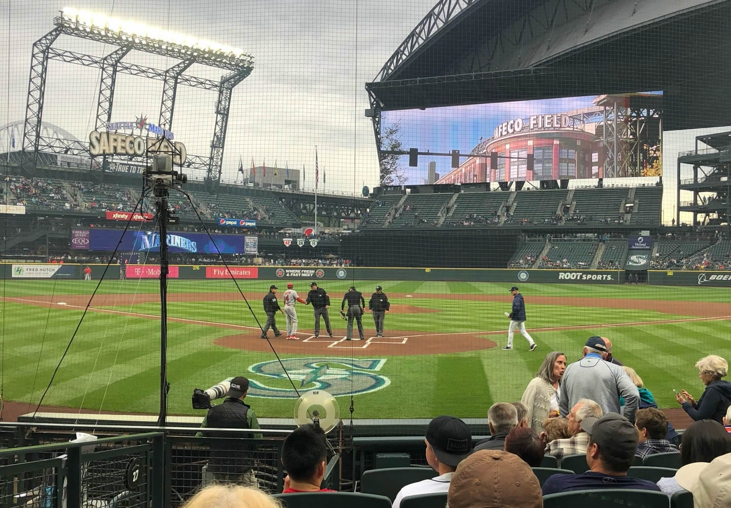 diamond club 27, row g seat view  for baseball - t-mobile park