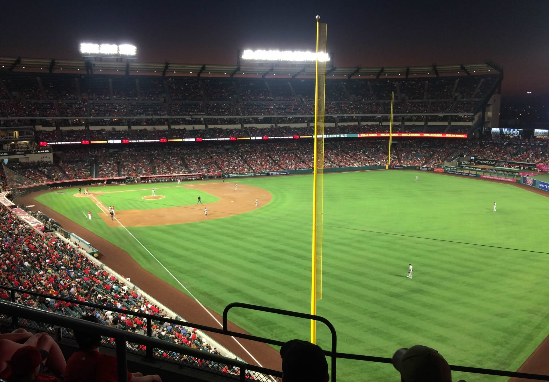 section 349 seat view  - angel stadium