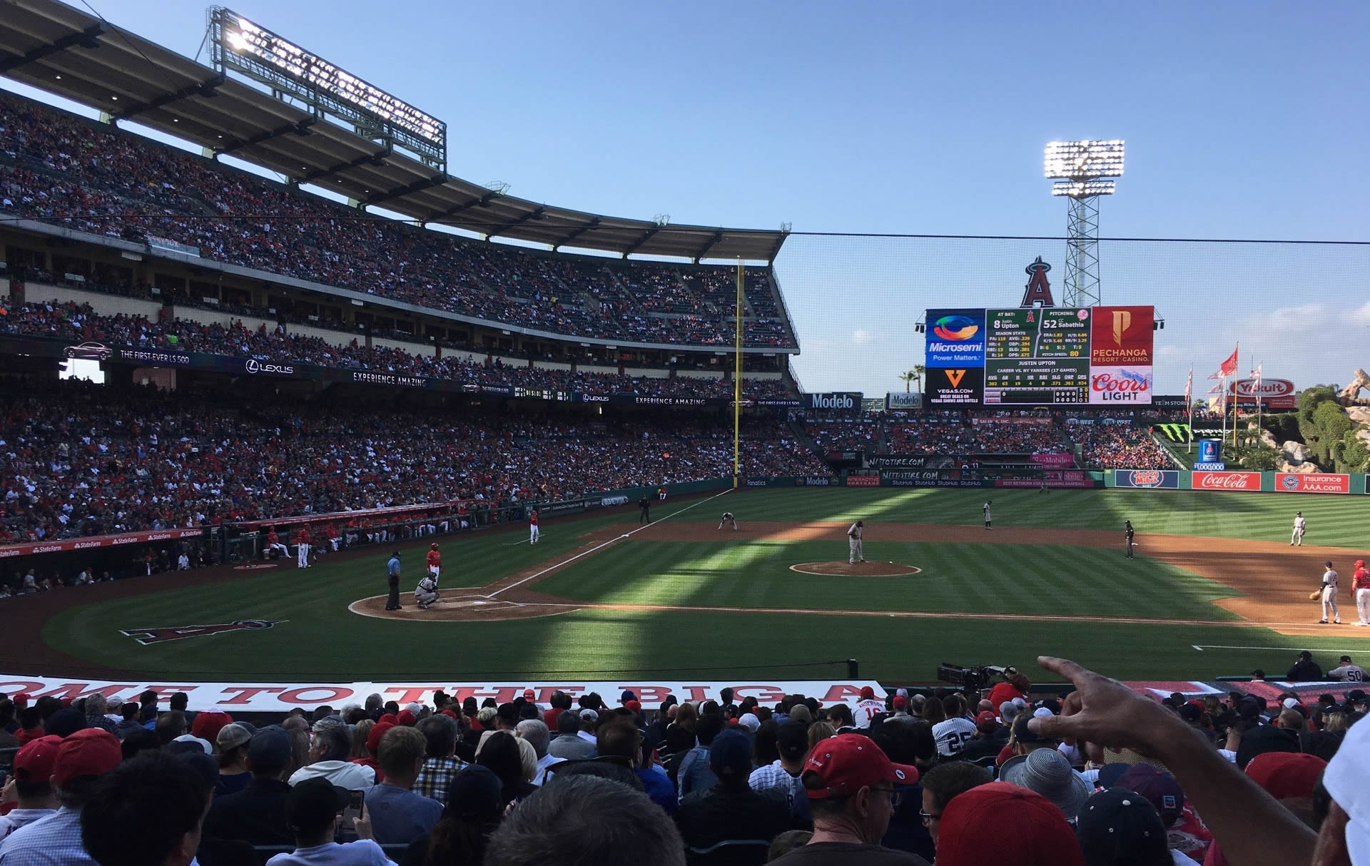 Angel Stadium Seating