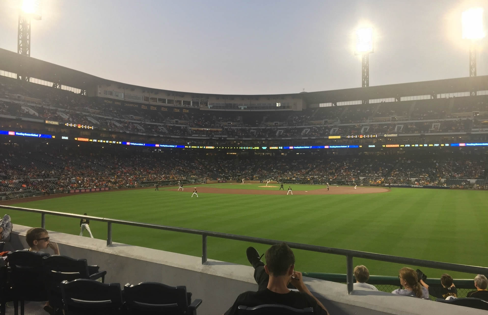 section 140 seat view for baseball - pnc park