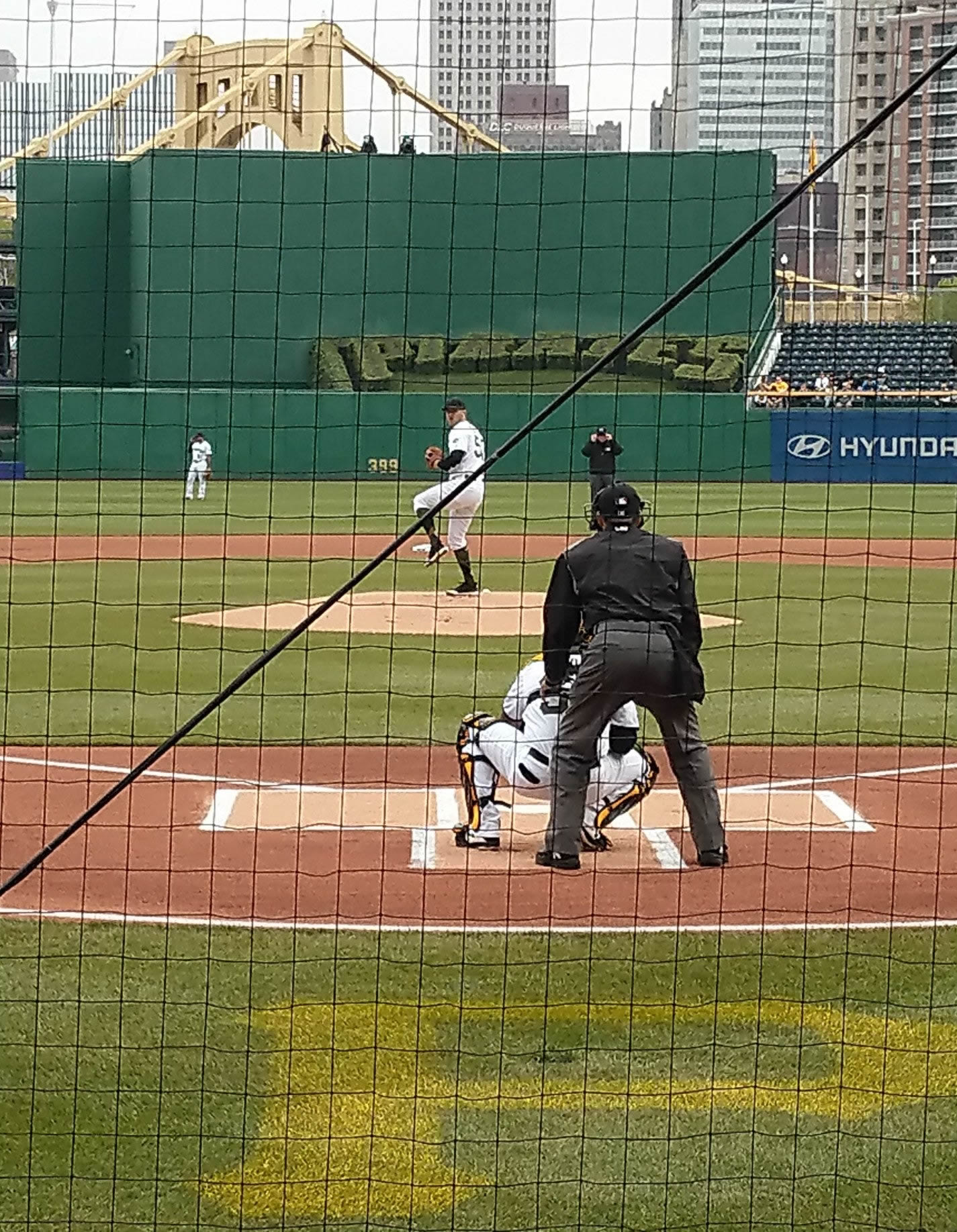 section 17, row a seat view for baseball - pnc park