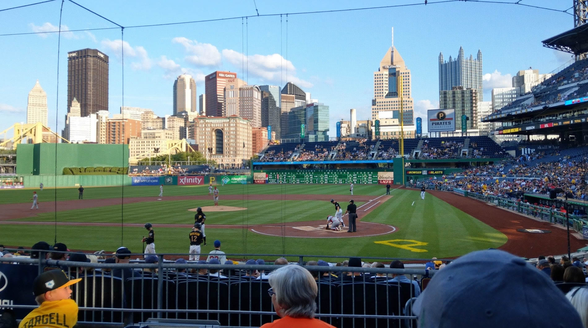 section 119, row c seat view  - pnc park