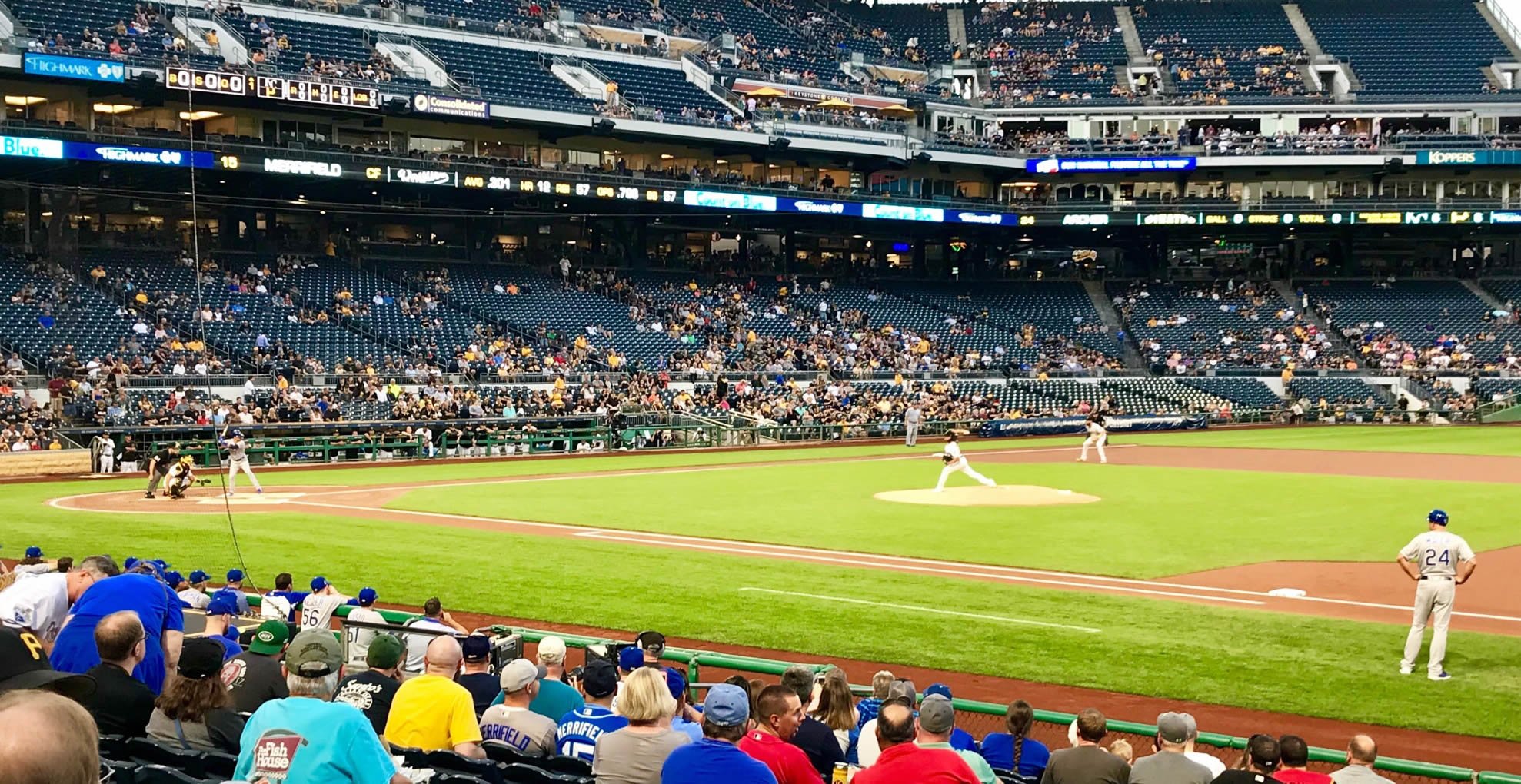 section 9, row m seat view  for baseball - pnc park