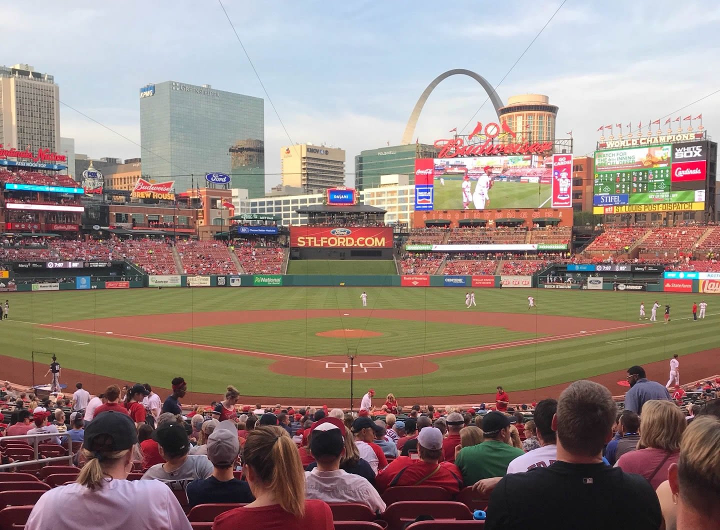 section 150, row 24 seat view  - busch stadium