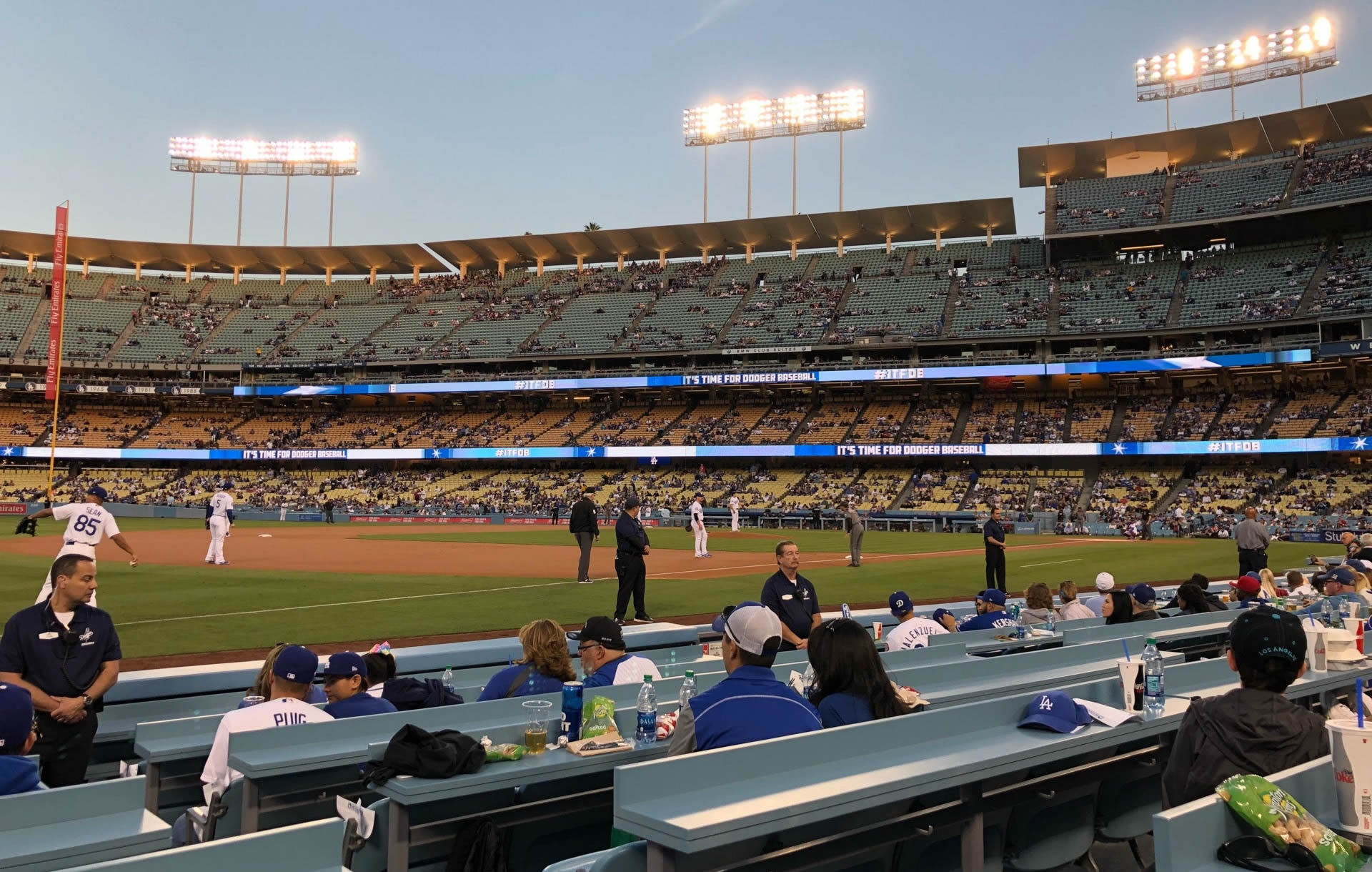 Section 37 At Dodger Stadium