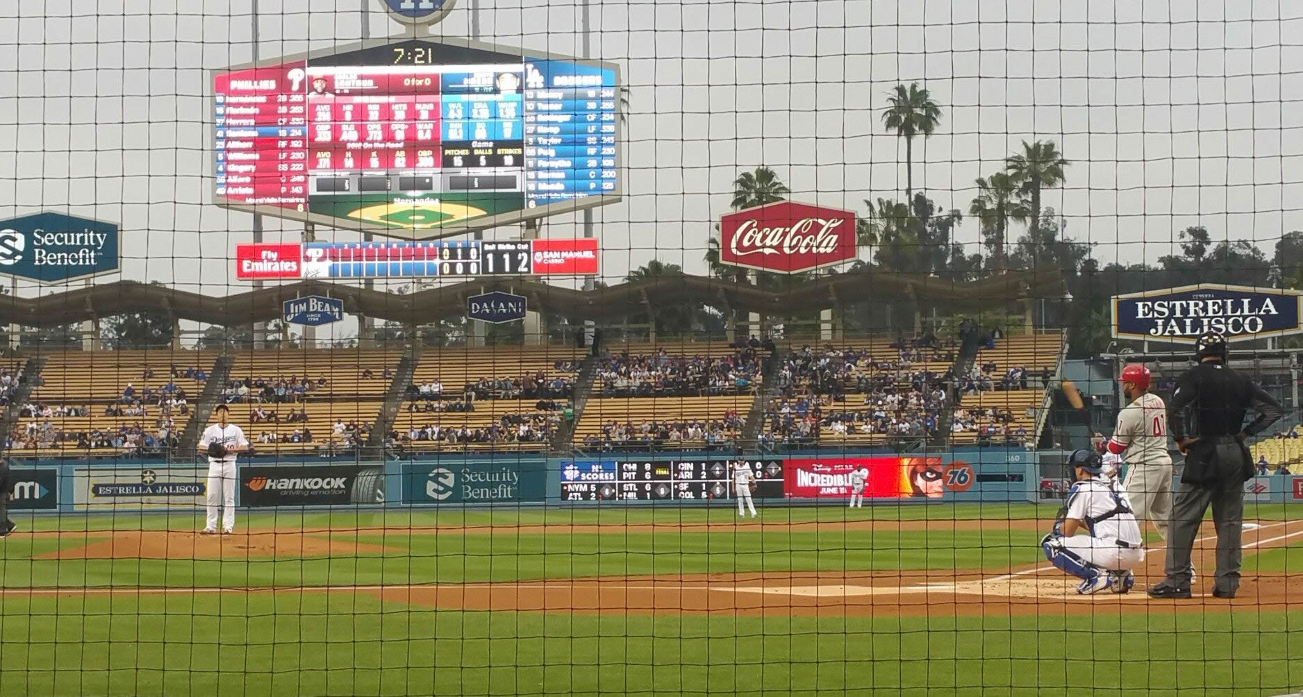dugout club 3, row aa seat view  for baseball - dodger stadium