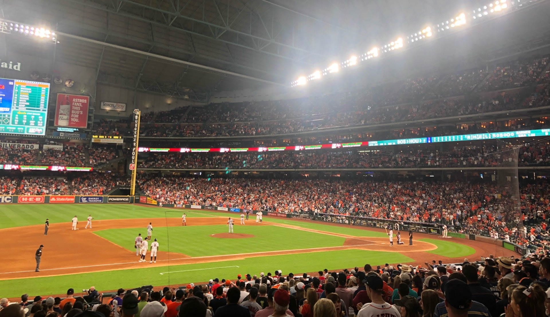 section 111, row 20 seat view  for baseball - minute maid park