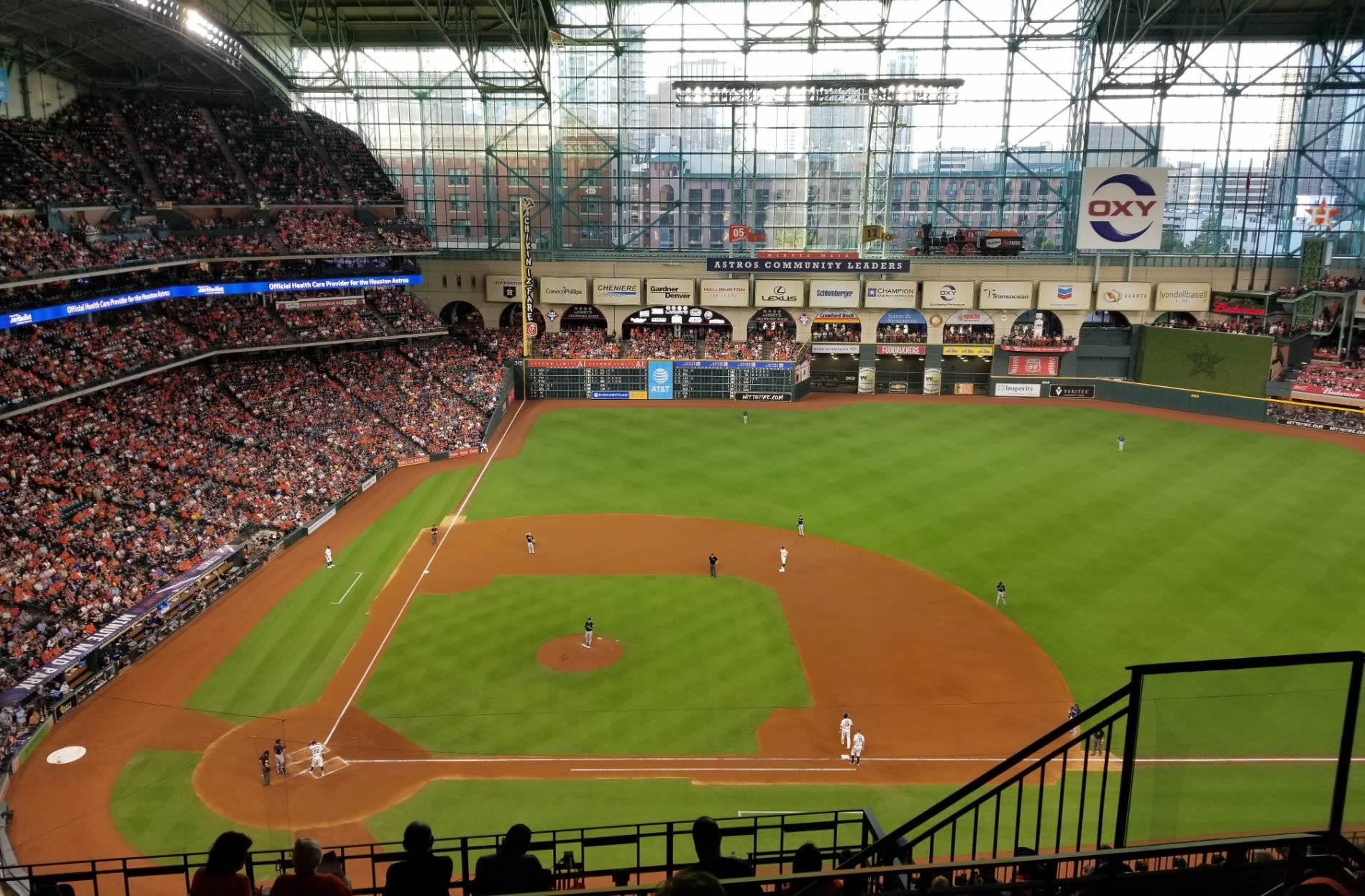 section 423 seat view  for baseball - minute maid park