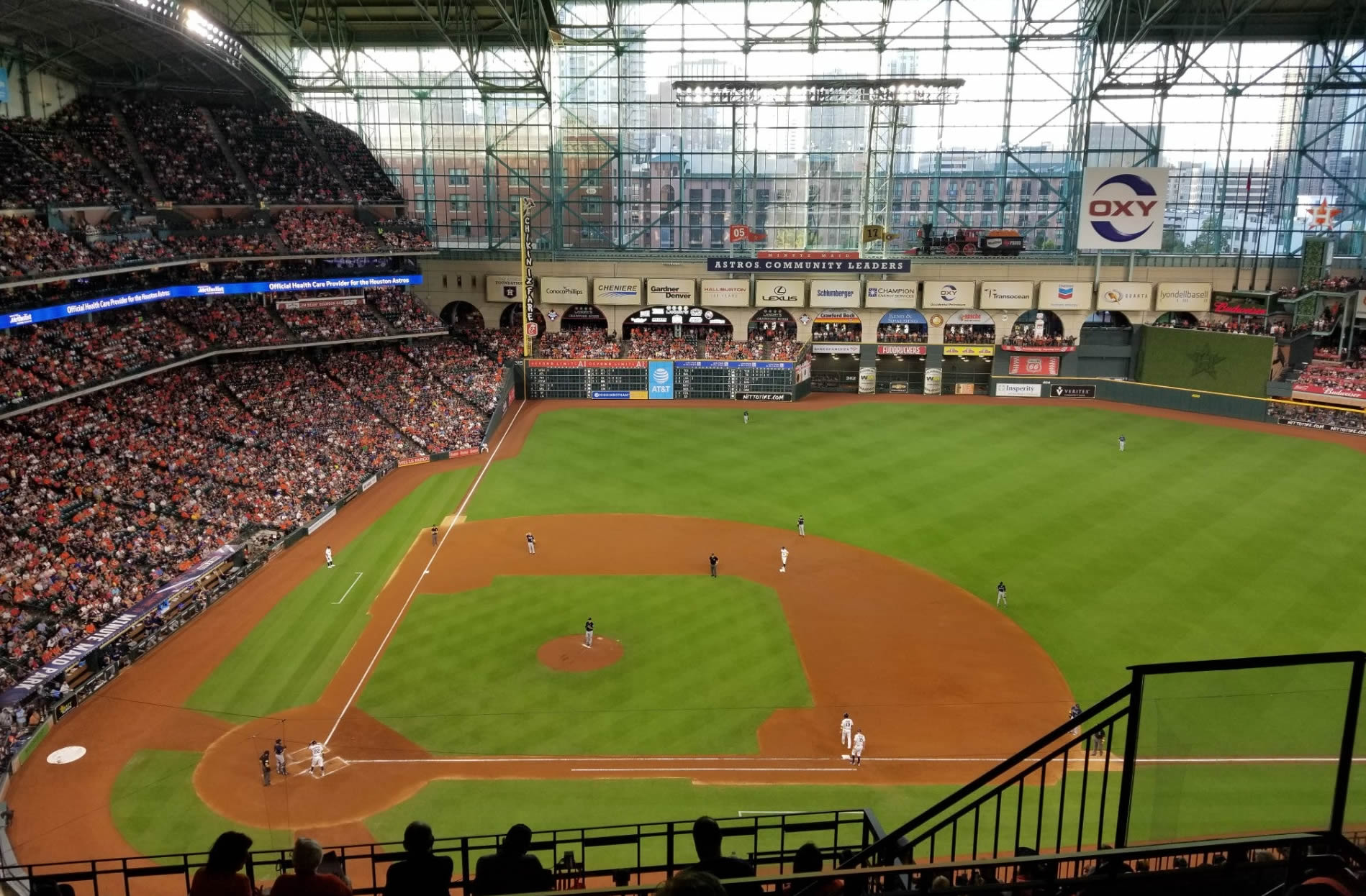 section 423 seat view  for baseball - daikin park