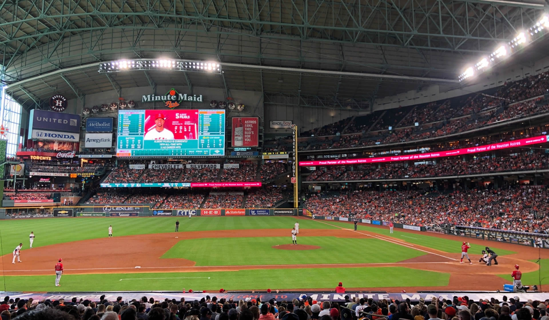 section 113, row 34 seat view  for baseball - daikin park