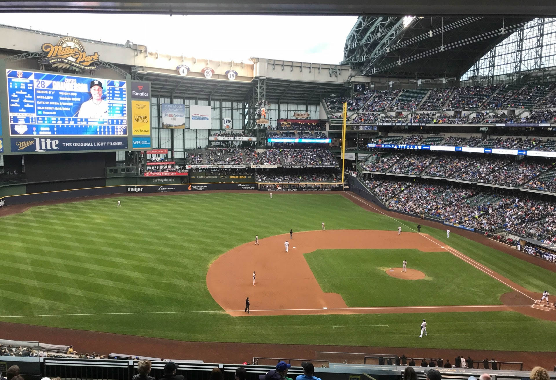 section 343 seat view  for baseball - american family field