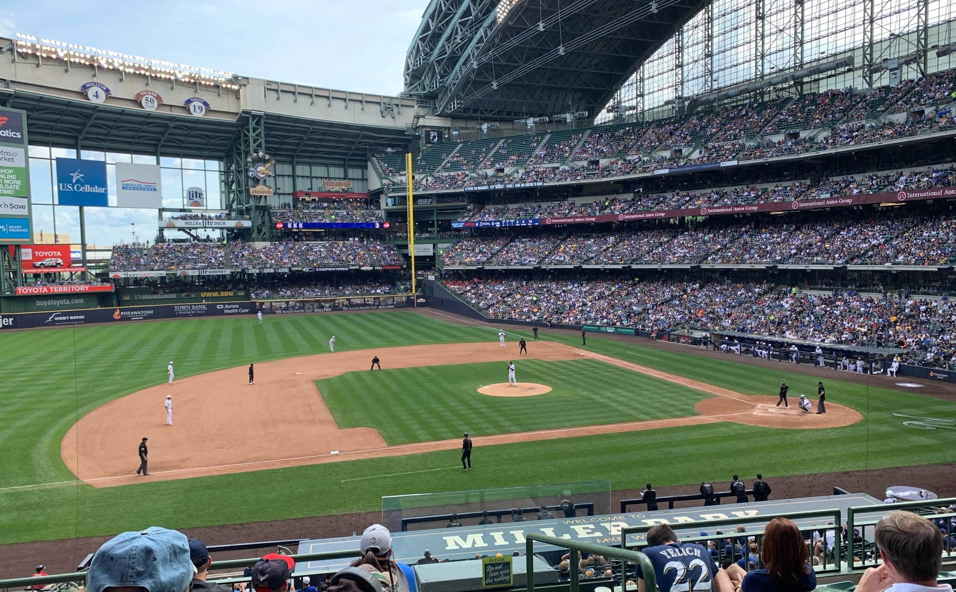 section 226, row 5 seat view  for baseball - american family field