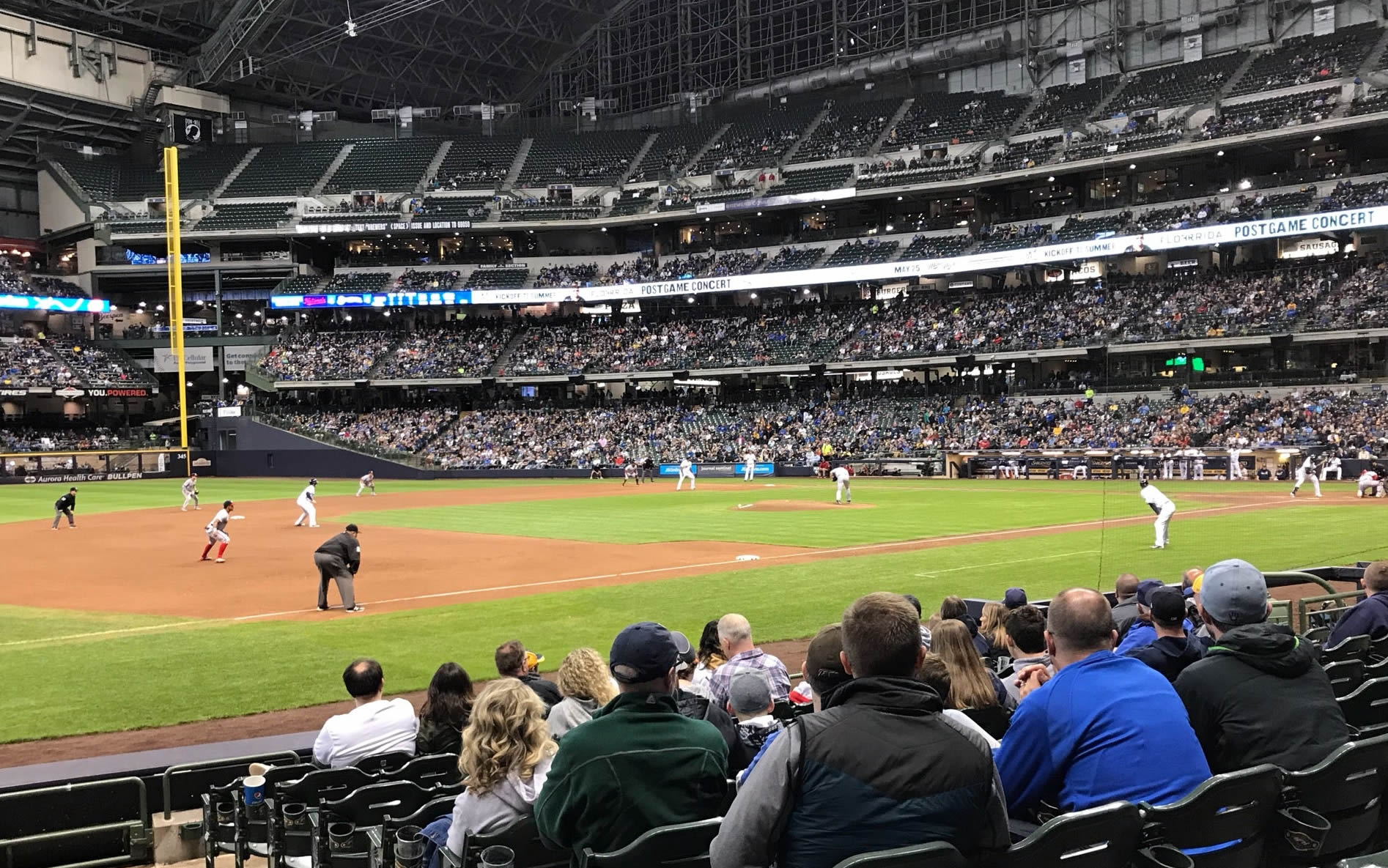 section 125, row 12 seat view  for baseball - american family field