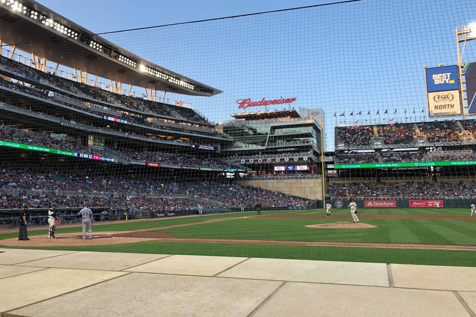 section 5, row 5 seat view  - target field