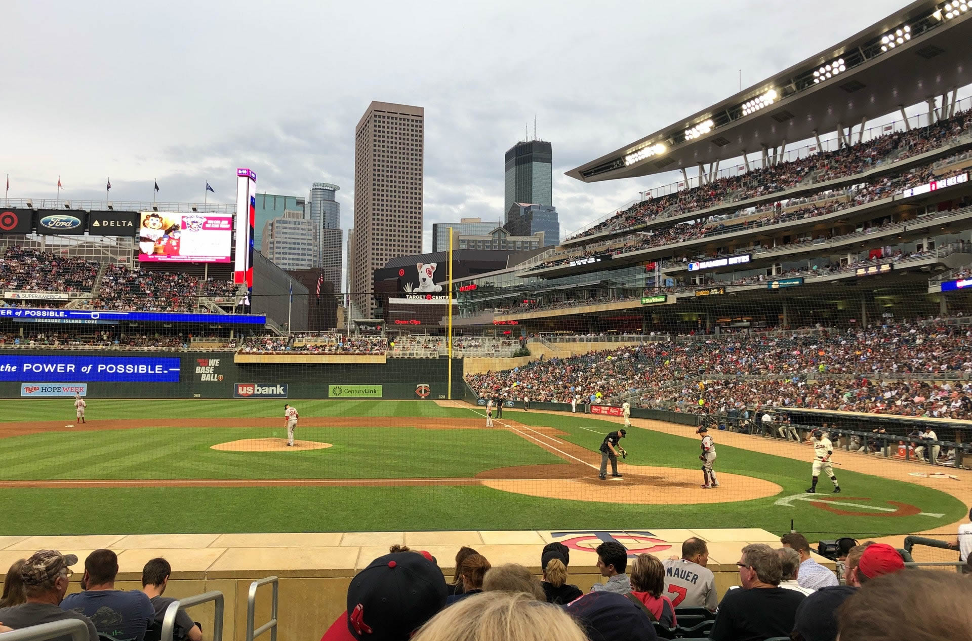 section 11, row 11 seat view  - target field