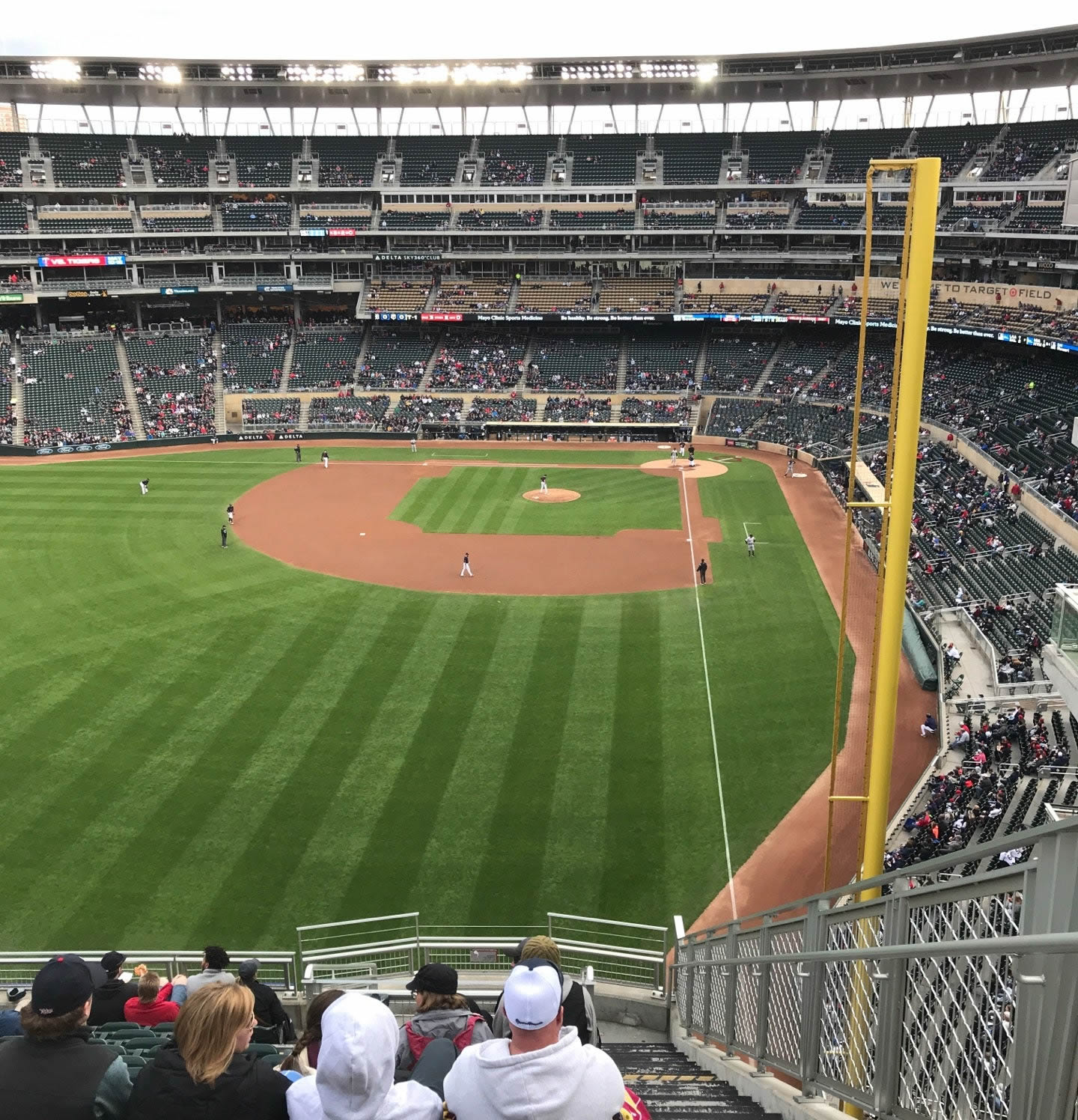 section 329, row 16 seat view  - target field