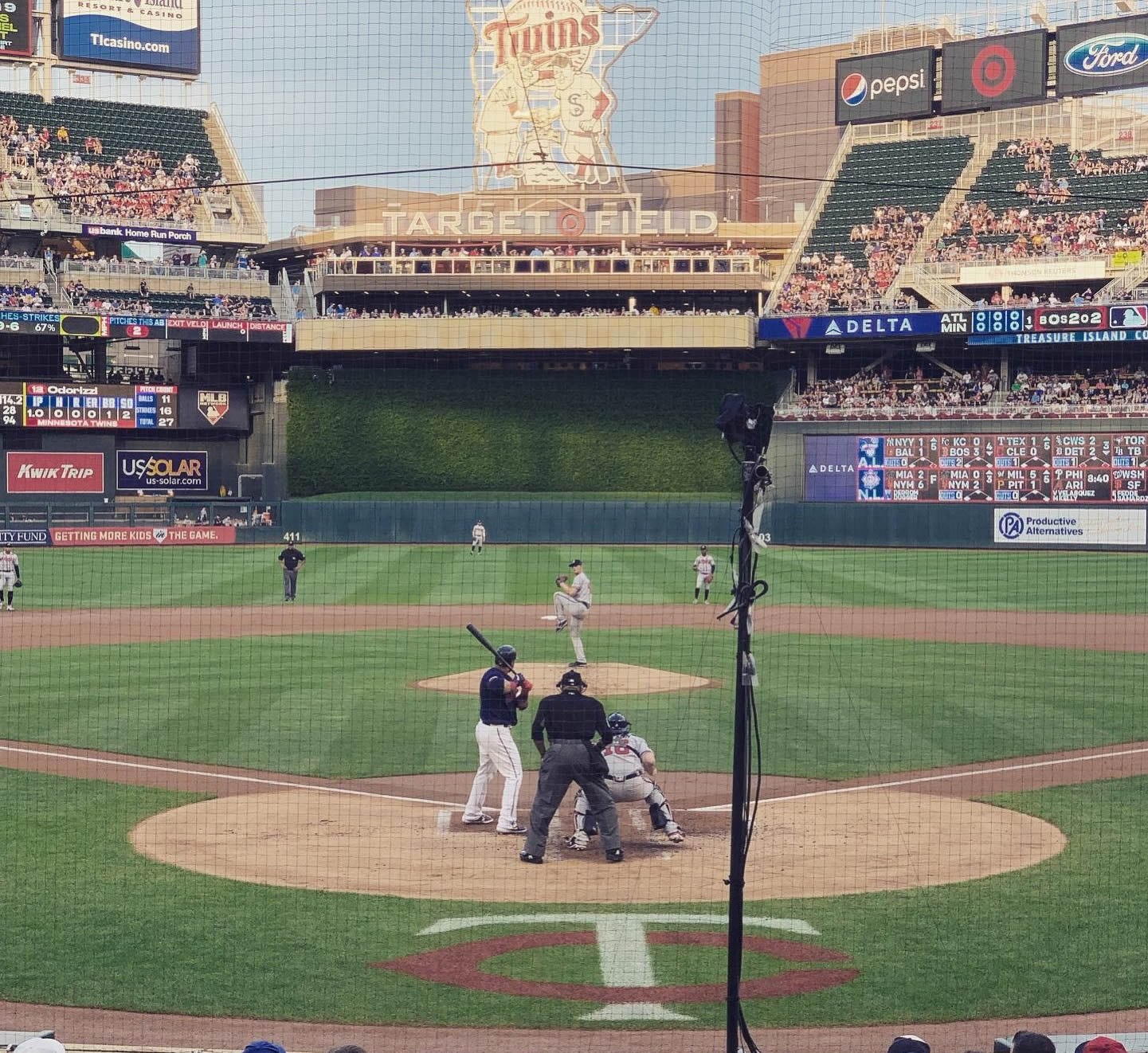 champions club 9 seat view  - target field