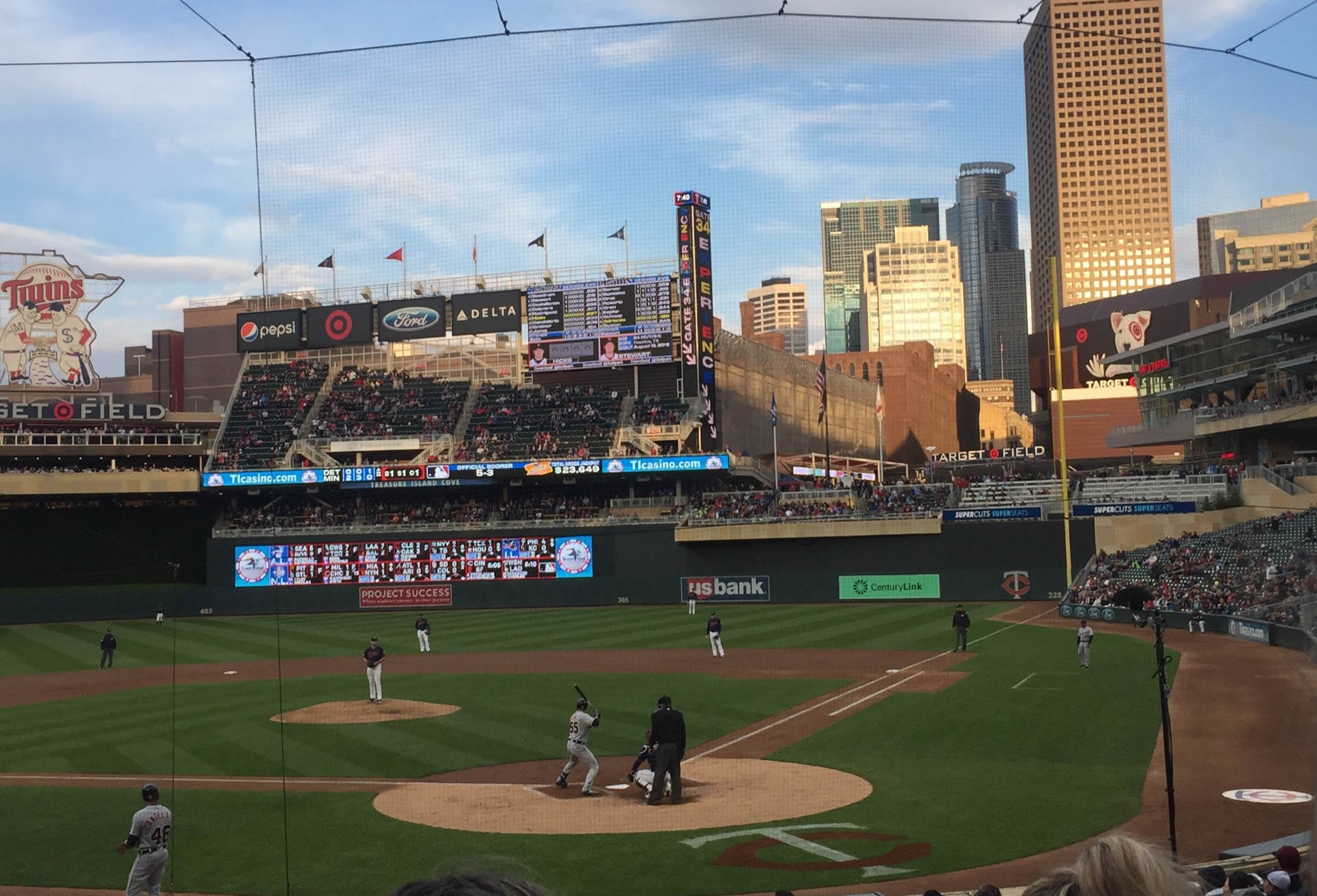 section 116, row 4 seat view  - target field