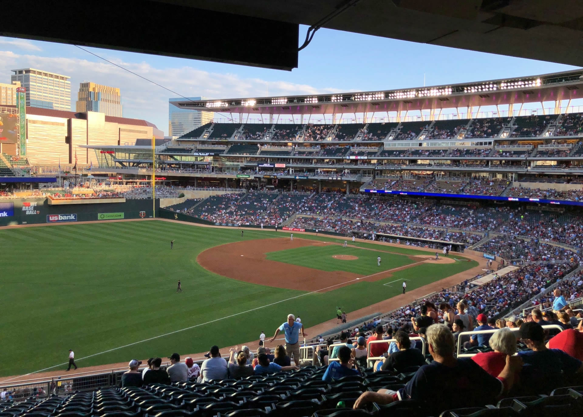 section u seat view  - target field