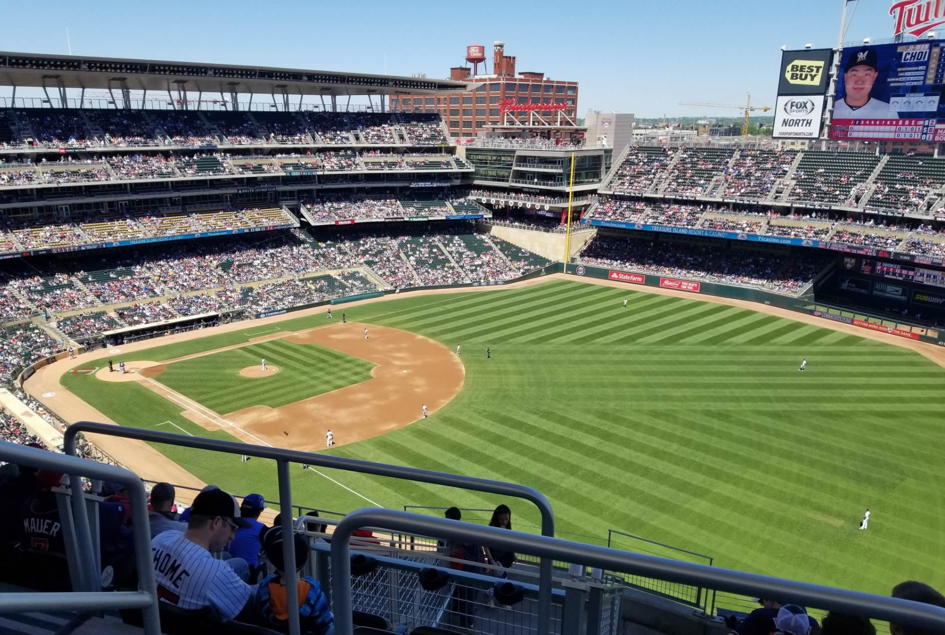 section 303 seat view  - target field