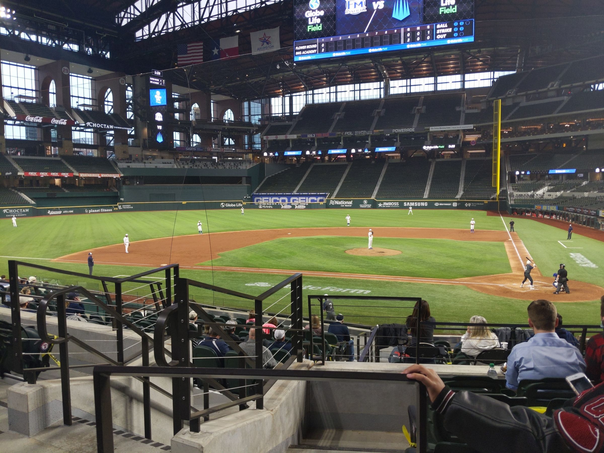 section 11, row 13 seat view  - globe life field