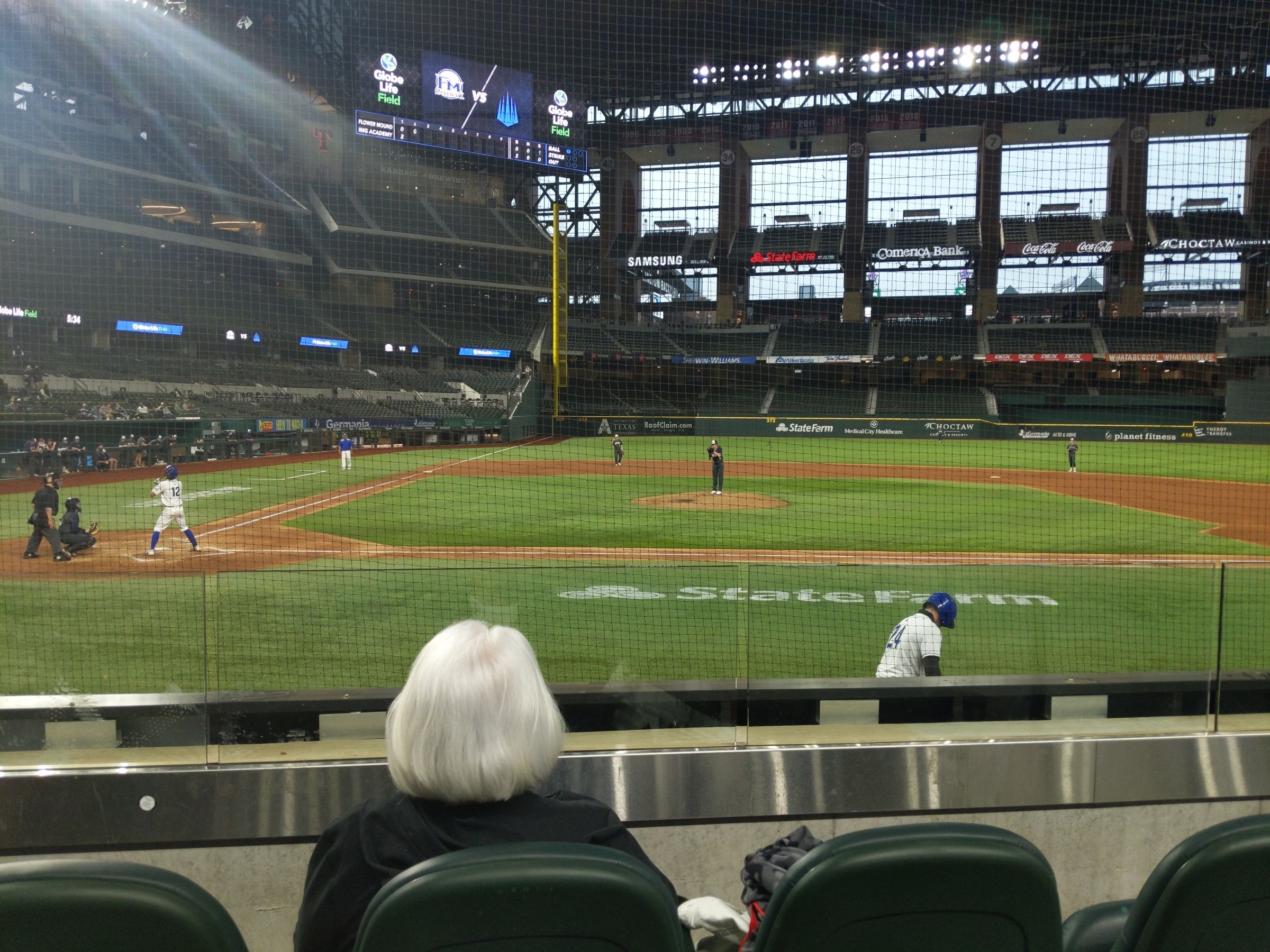 section 17, row 3 seat view  - globe life field