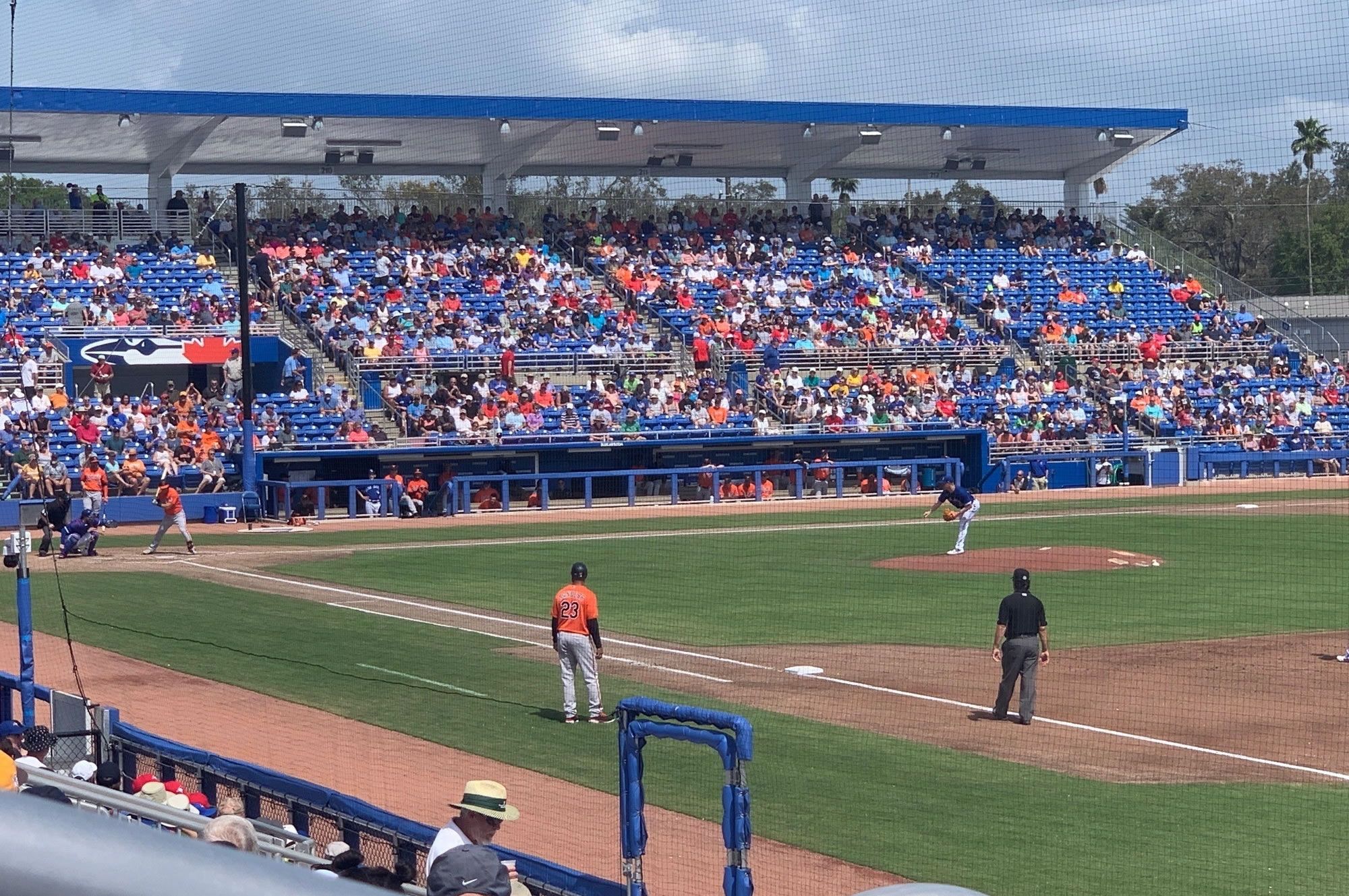 section 201, row 1 seat view  - td ballpark