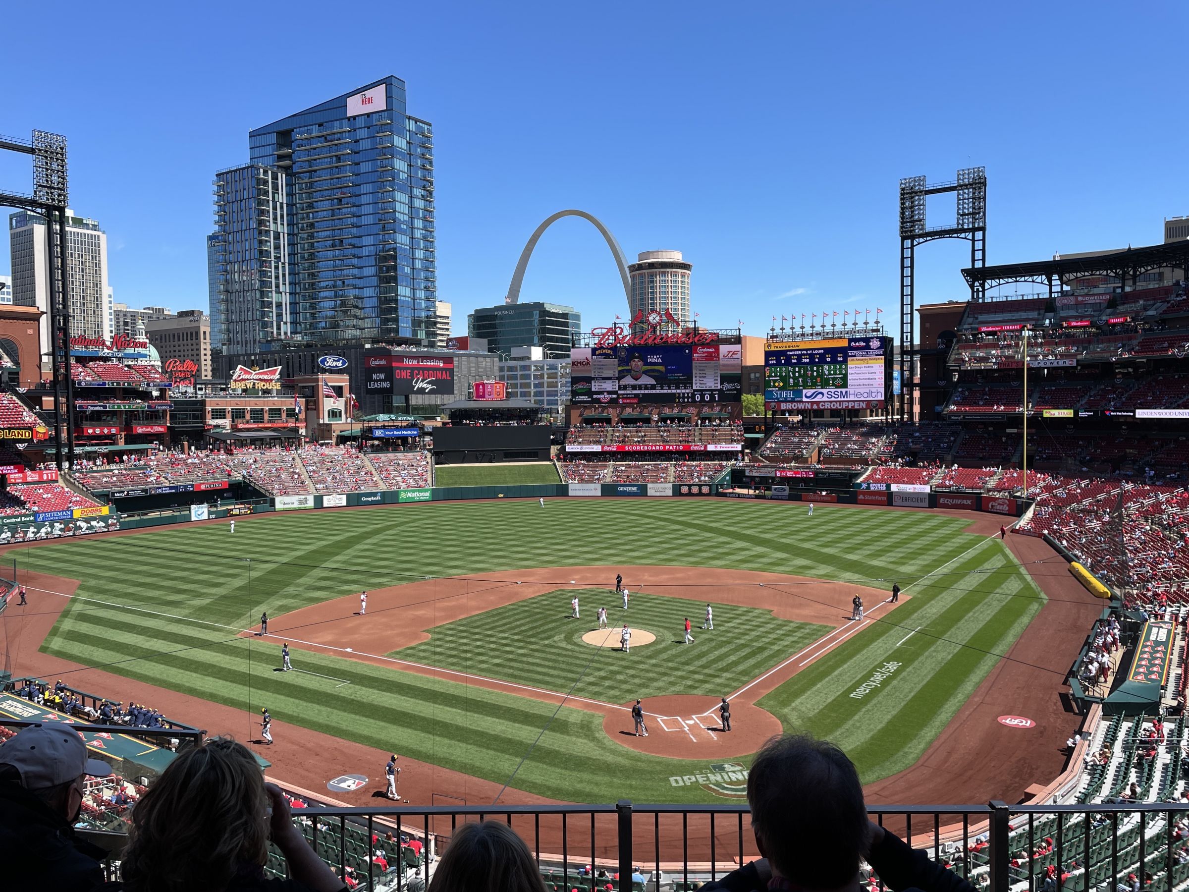 section 251, row 4 seat view  - busch stadium