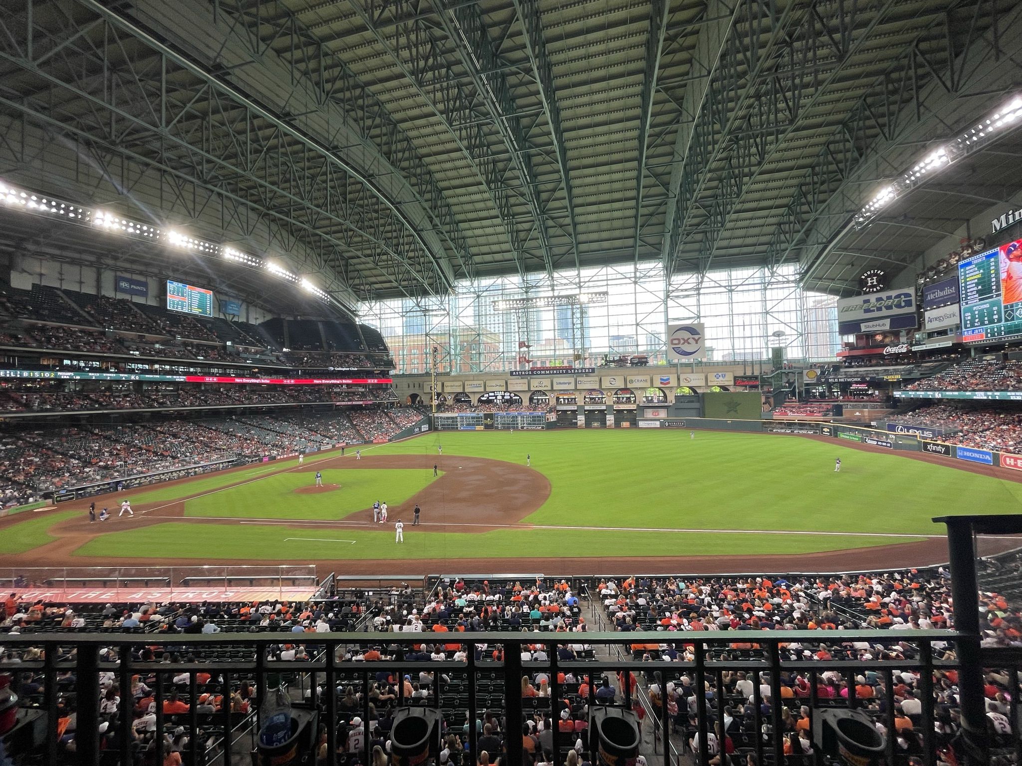section 227, row 2 seat view  for baseball - daikin park