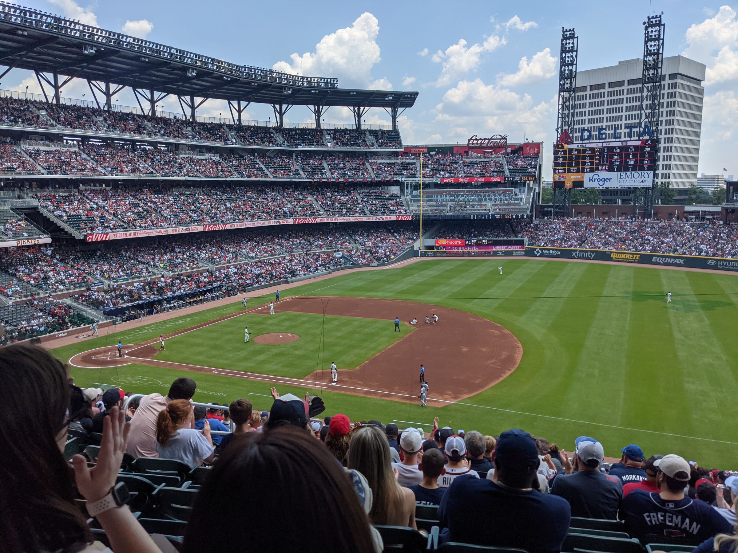 section 216, row 17 seat view  for baseball - truist park