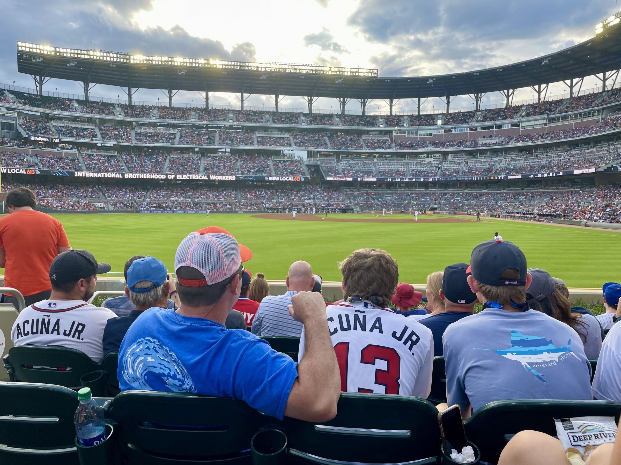 section 147, row 7 seat view  - truist park