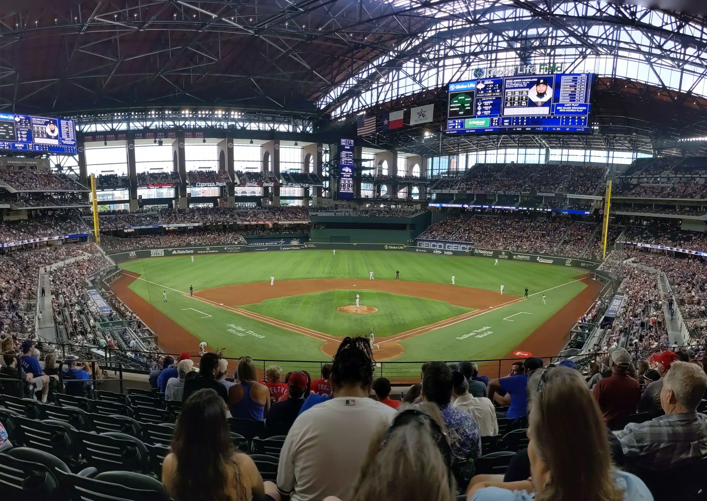 section 114, row 9 seat view  - globe life field