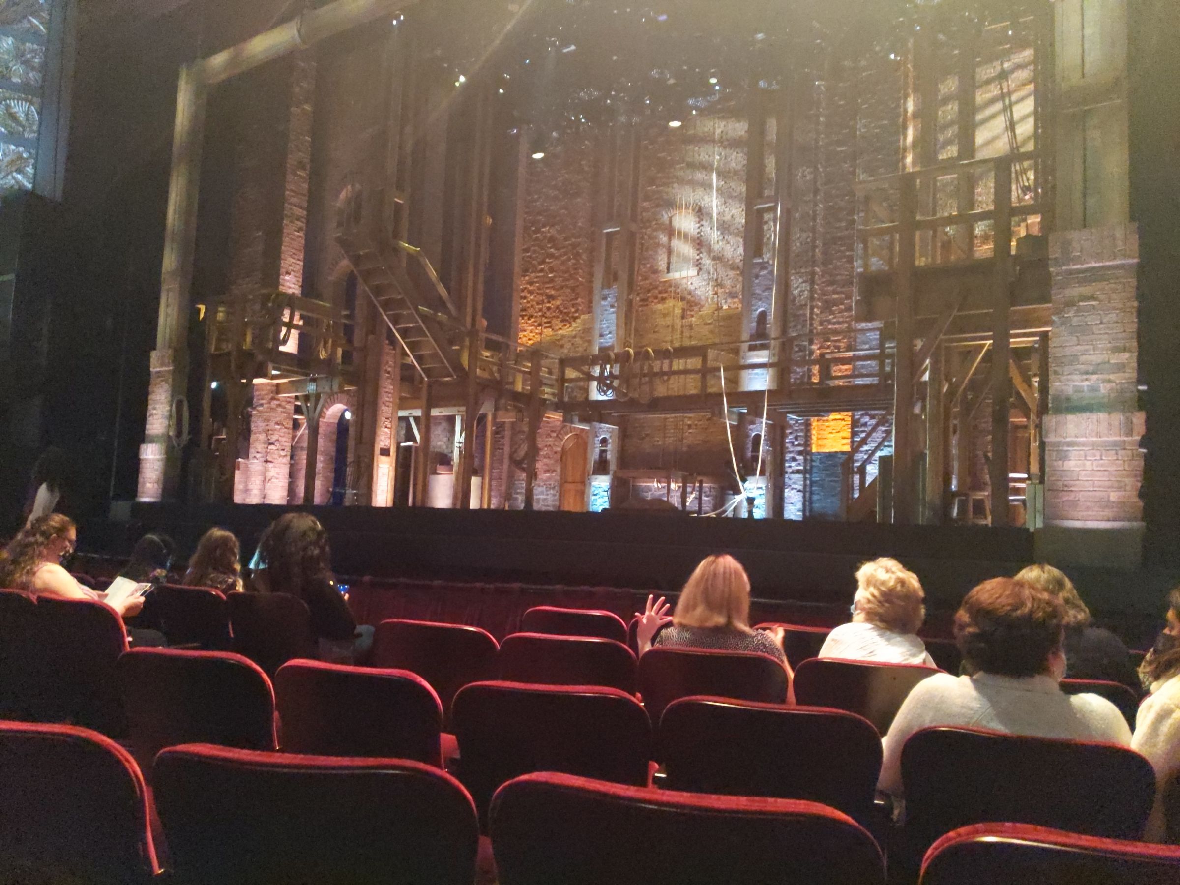 orchestra right-center, row f seat view  - hollywood pantages theatre
