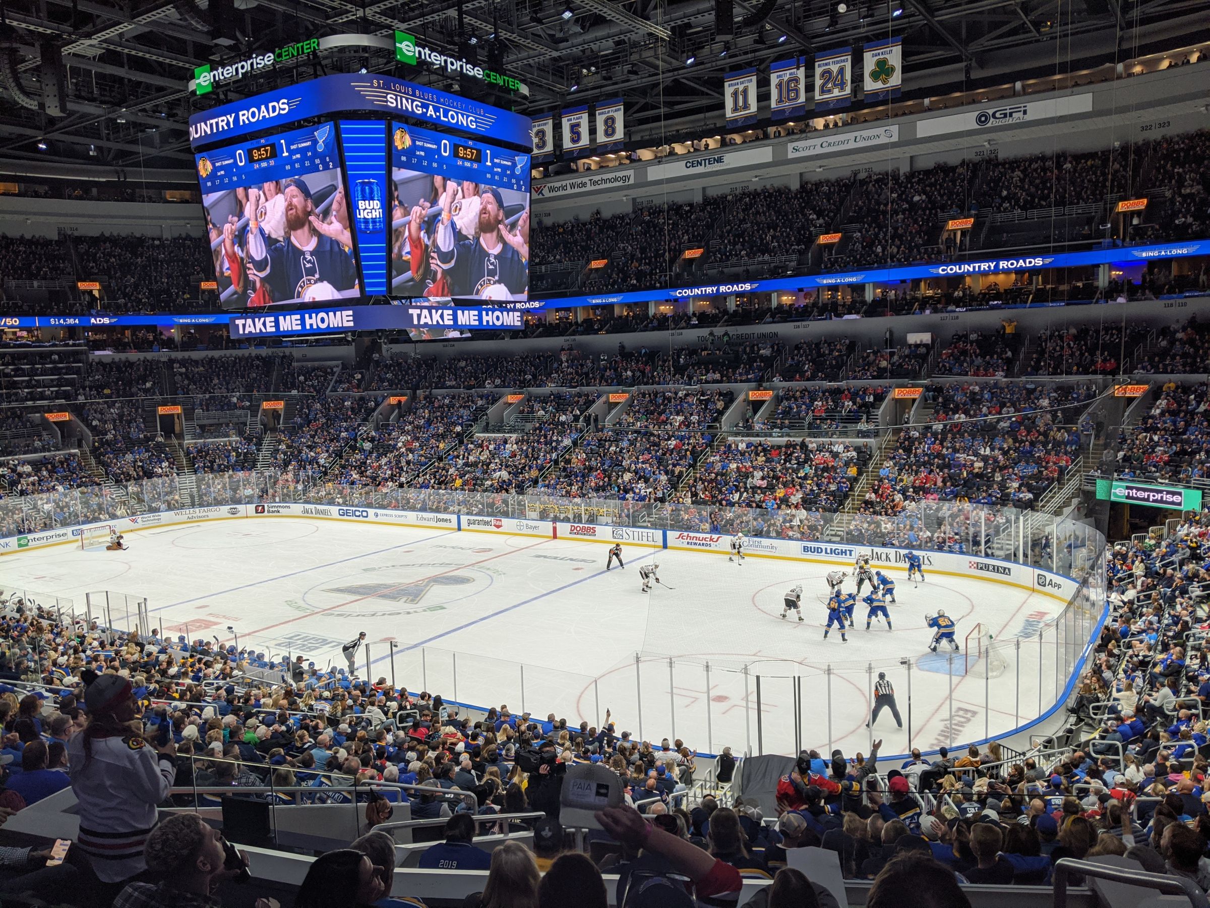 club 126, row hh seat view  for hockey - enterprise center