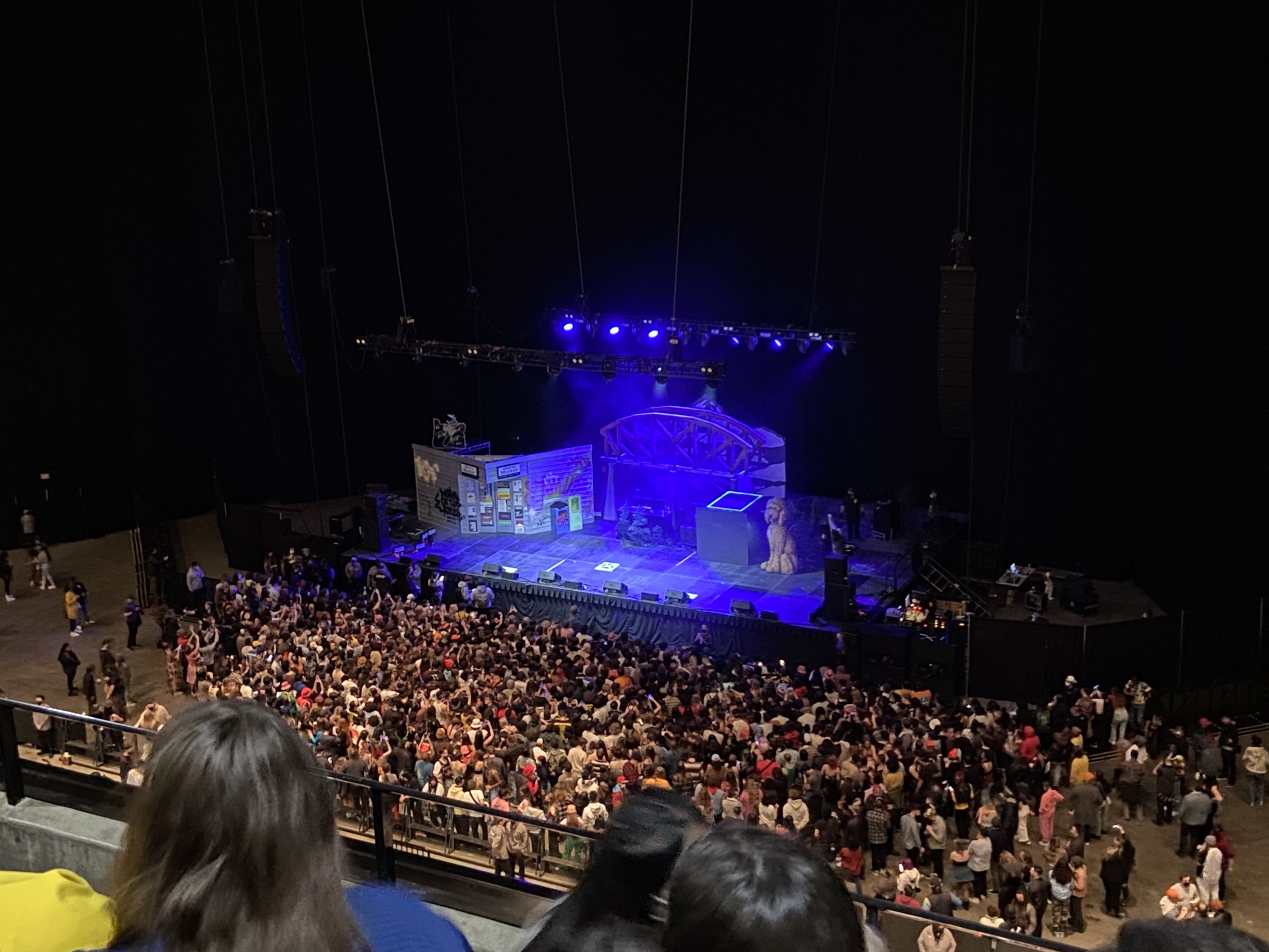 section 333, row d seat view  for concert - moda center