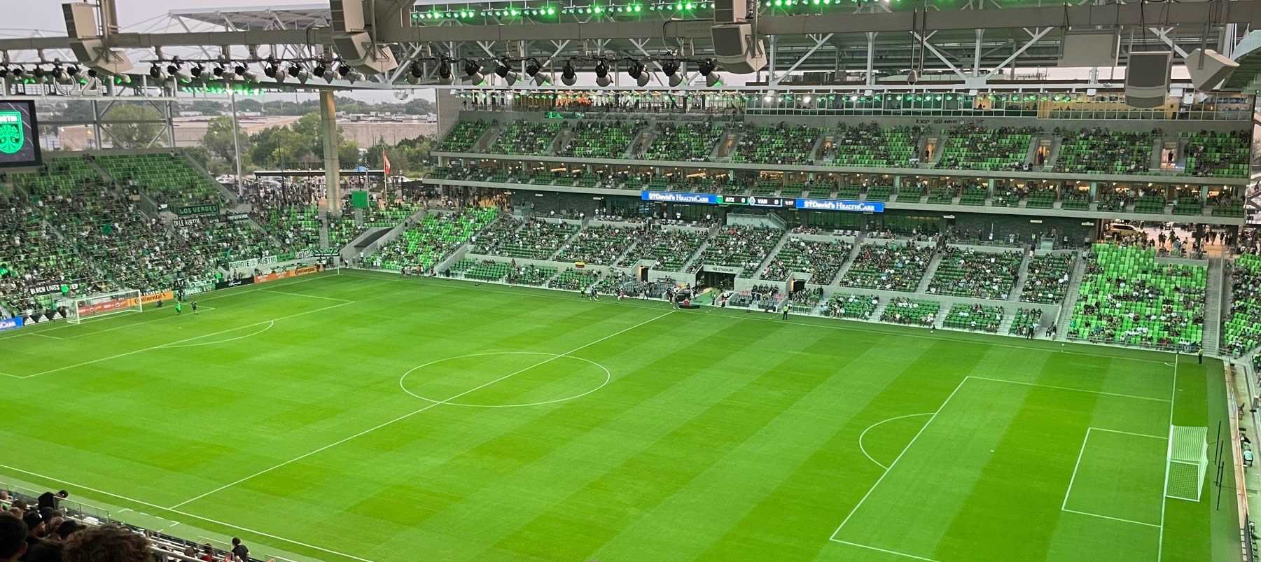 section 309 seat view  - q2 stadium