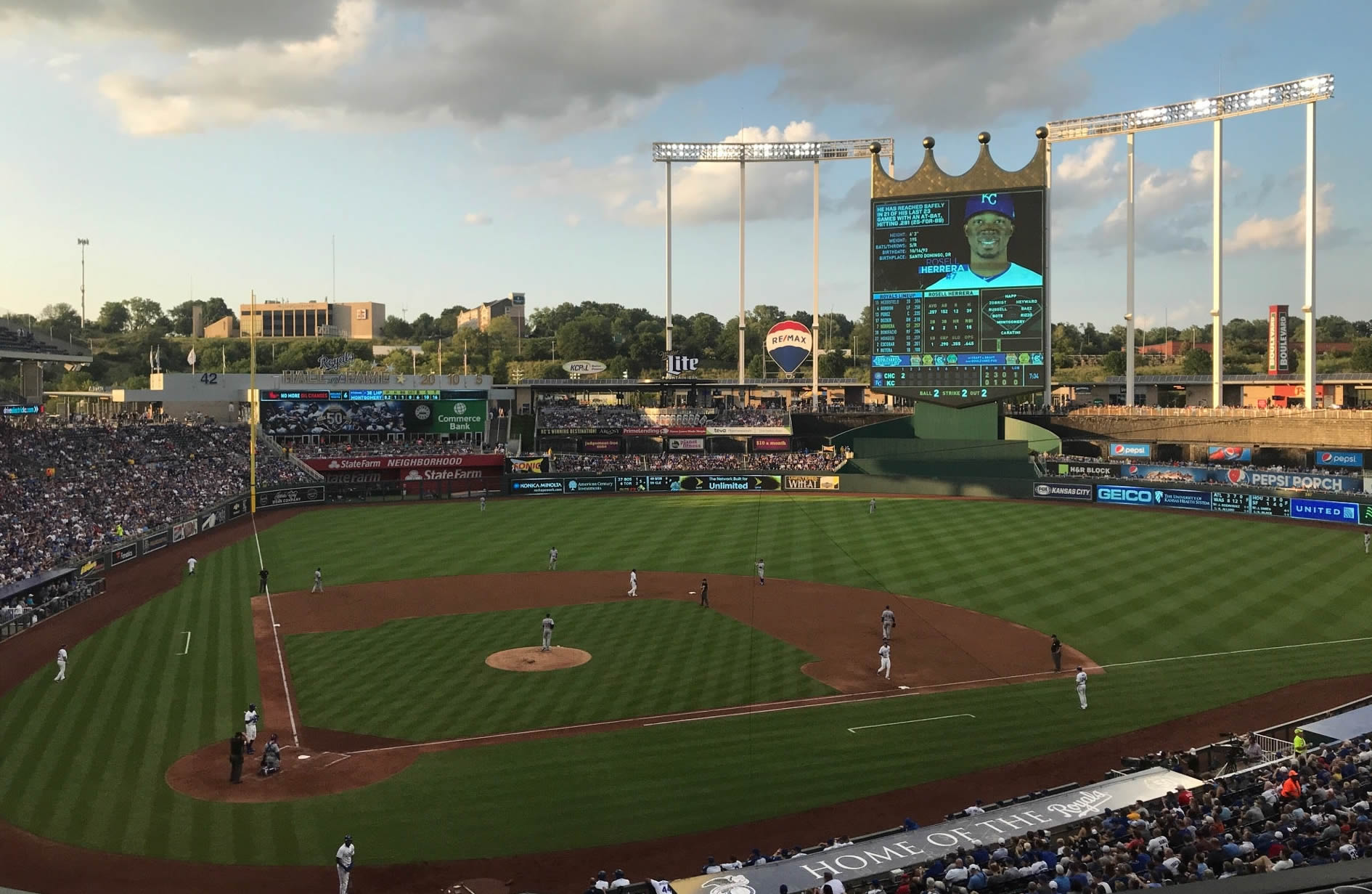 section 314 seat view  - kauffman stadium