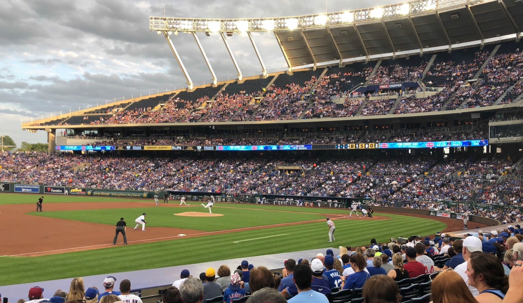 section 116, row n seat view  - kauffman stadium